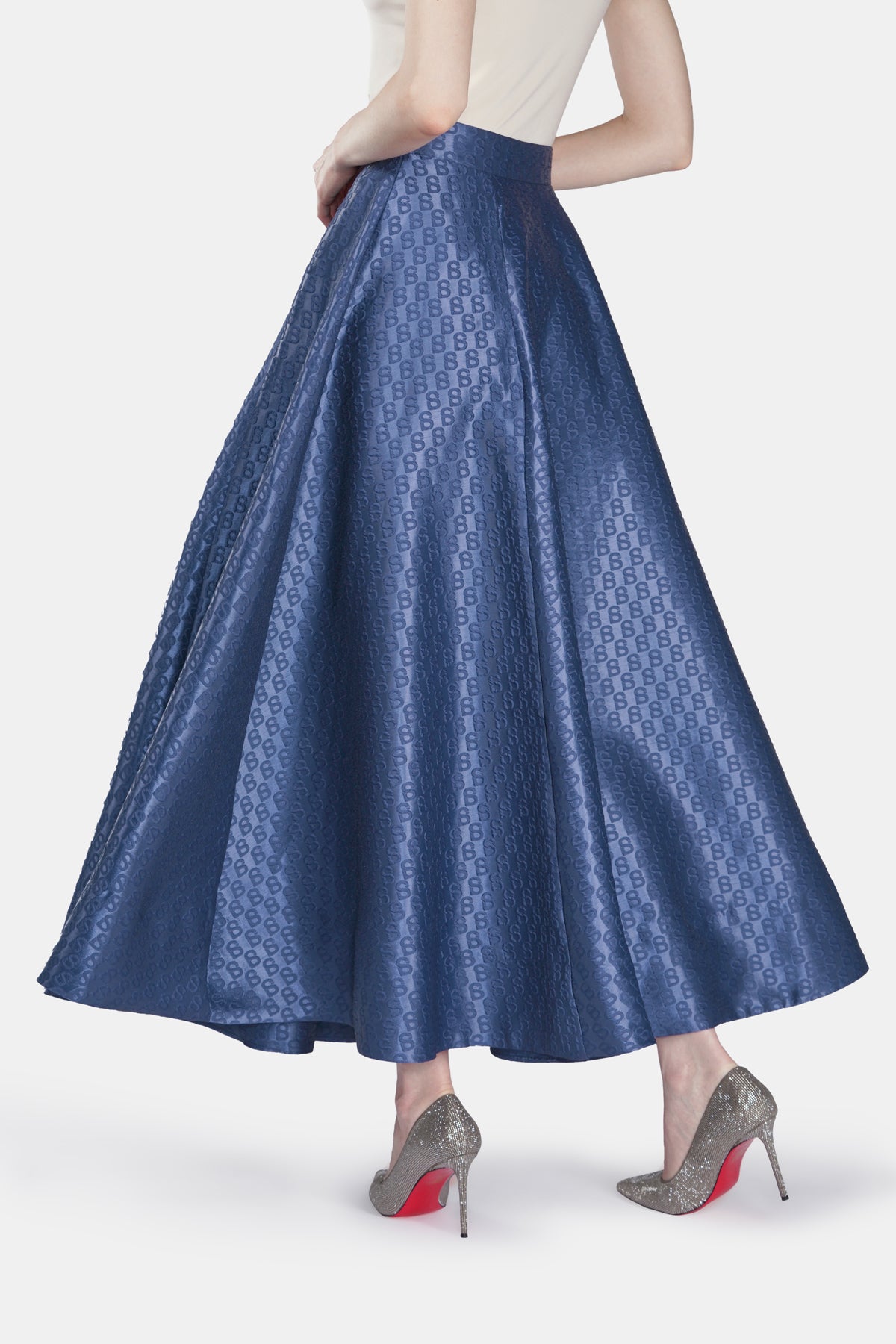 Monogram Jacquard Set - Navy