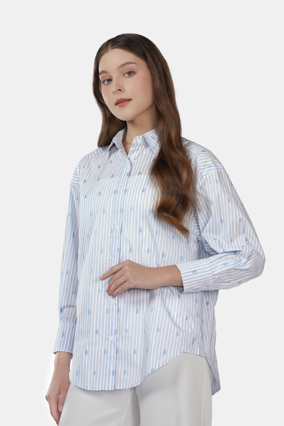 Monogram Ligna Basic Shirt - Blue