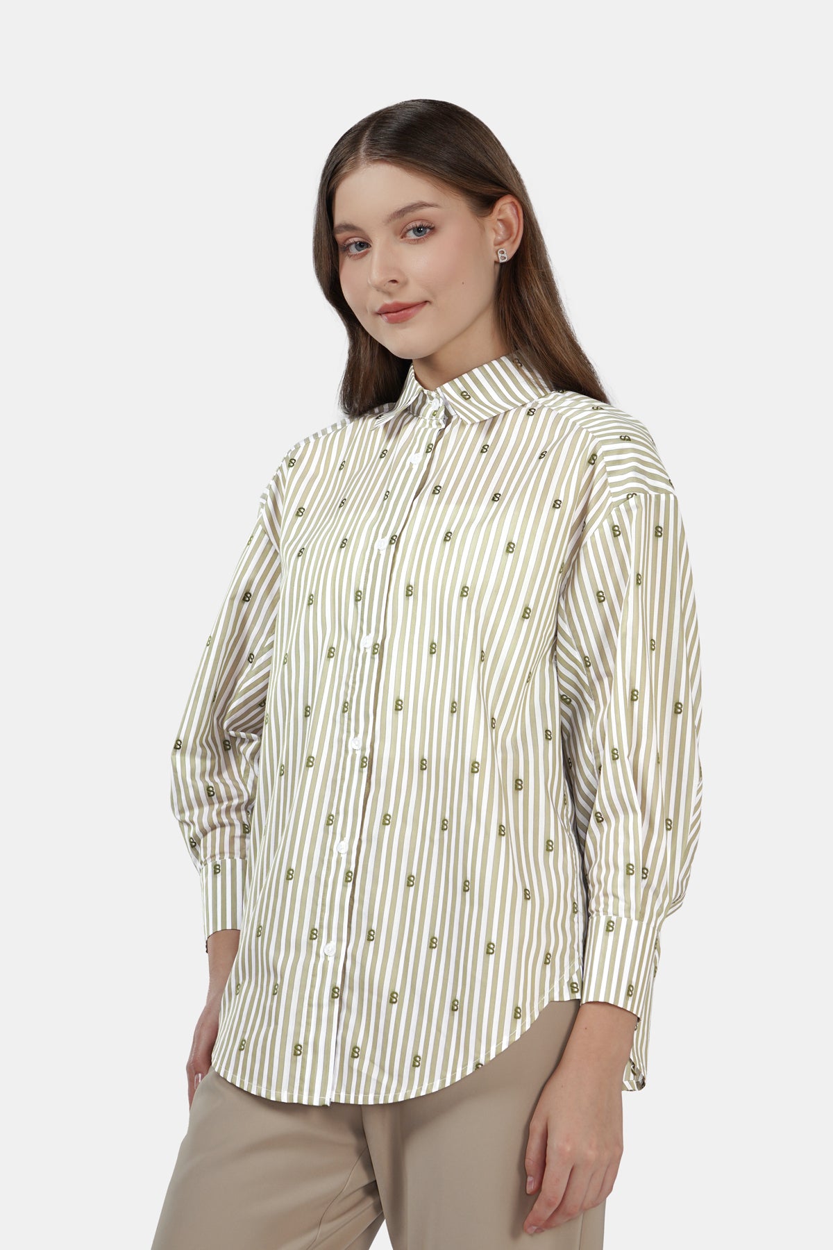 Monogram Ligna Basic Shirt - Sage