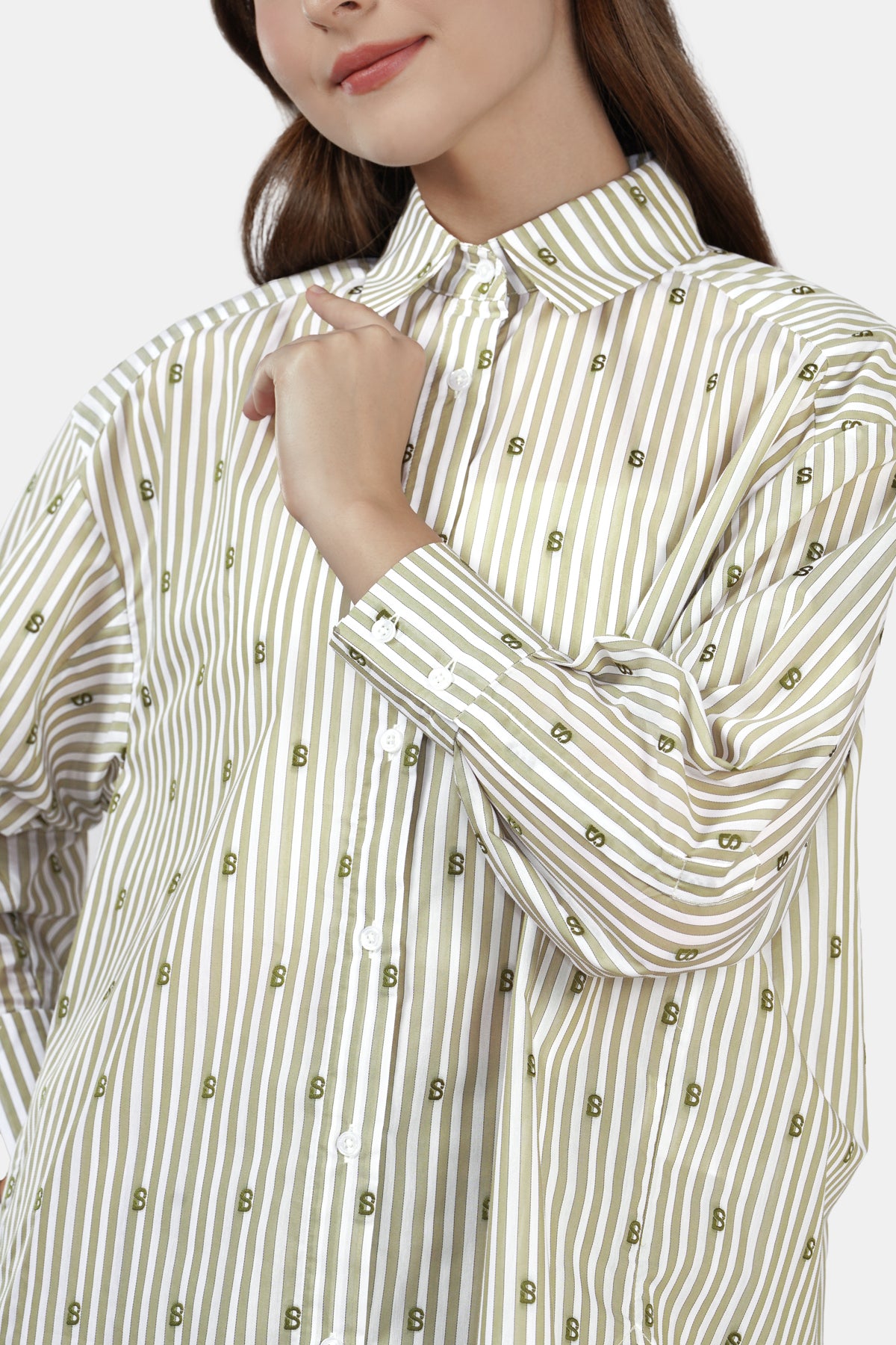 Monogram Ligna Basic Shirt - Sage