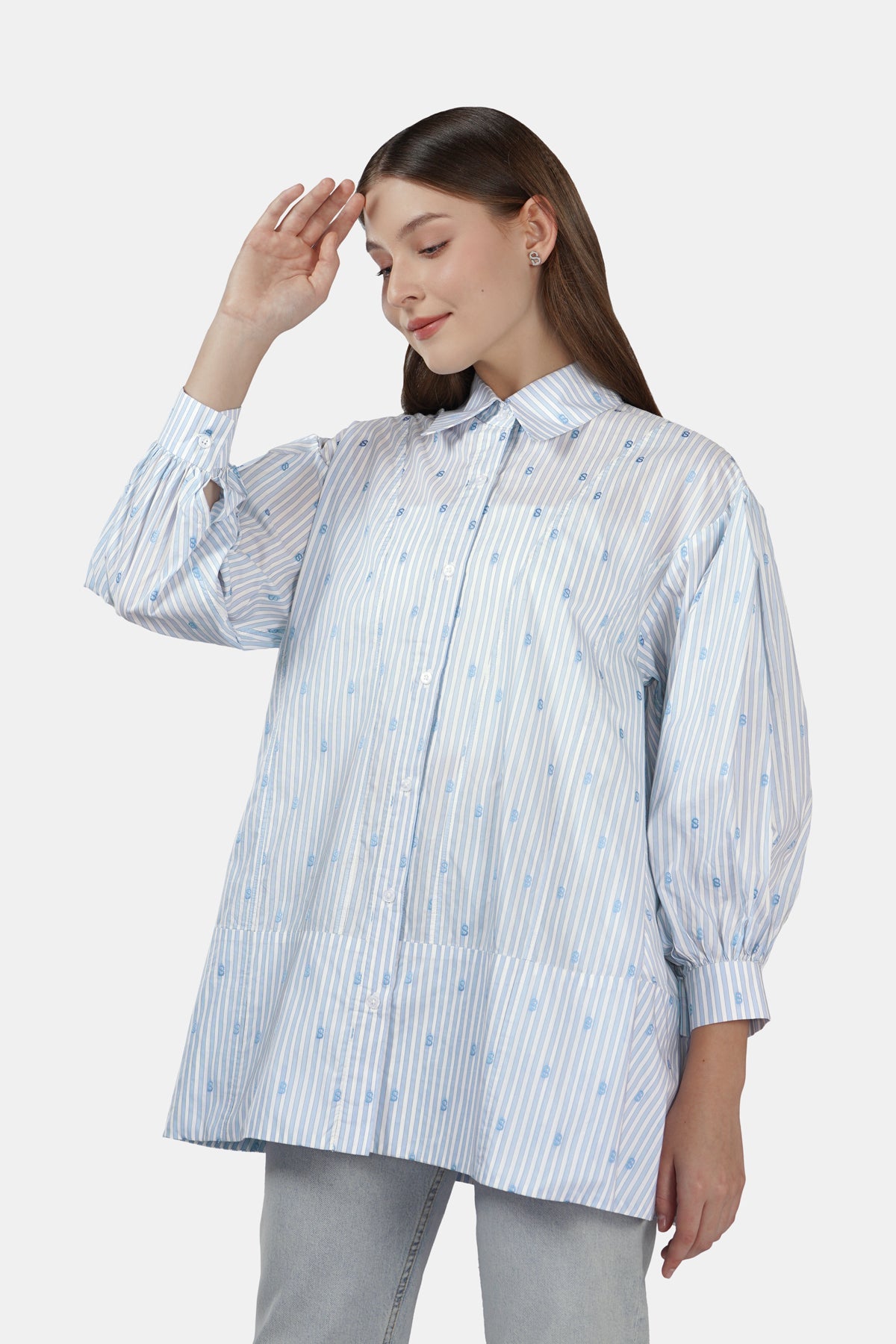 Monogram Ligna Shirt - Blue