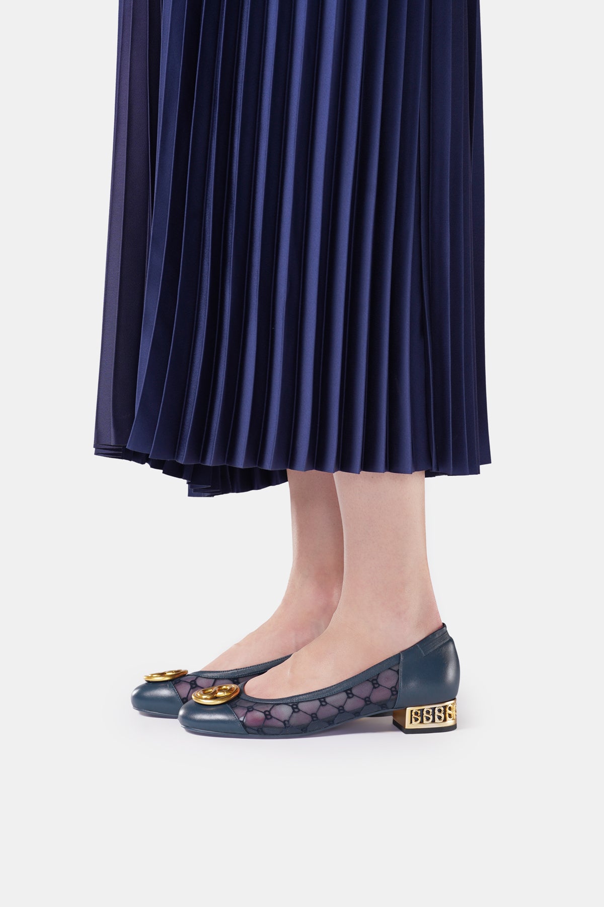 Meela Pump - Navy