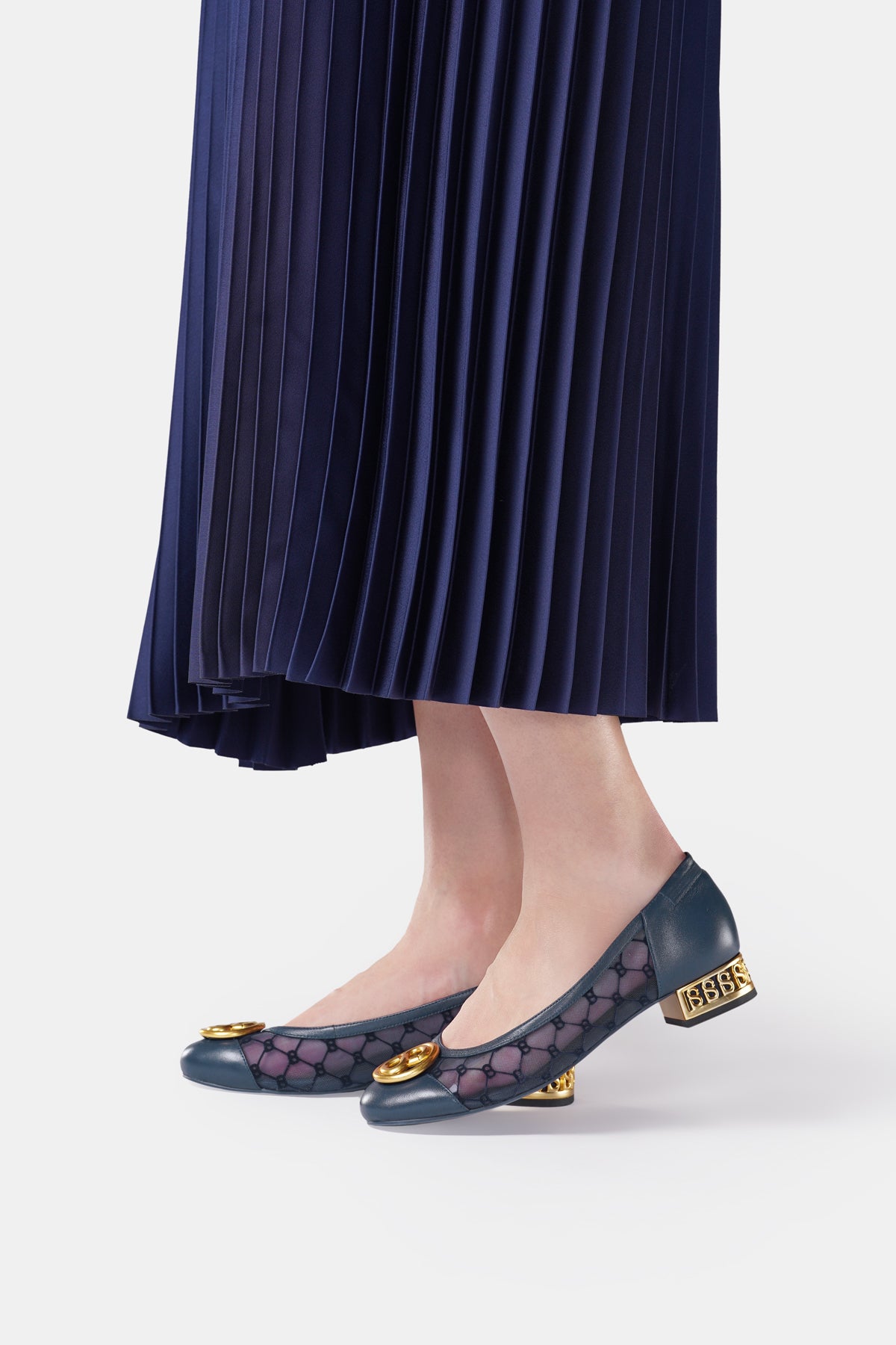 Meela Pump - Navy