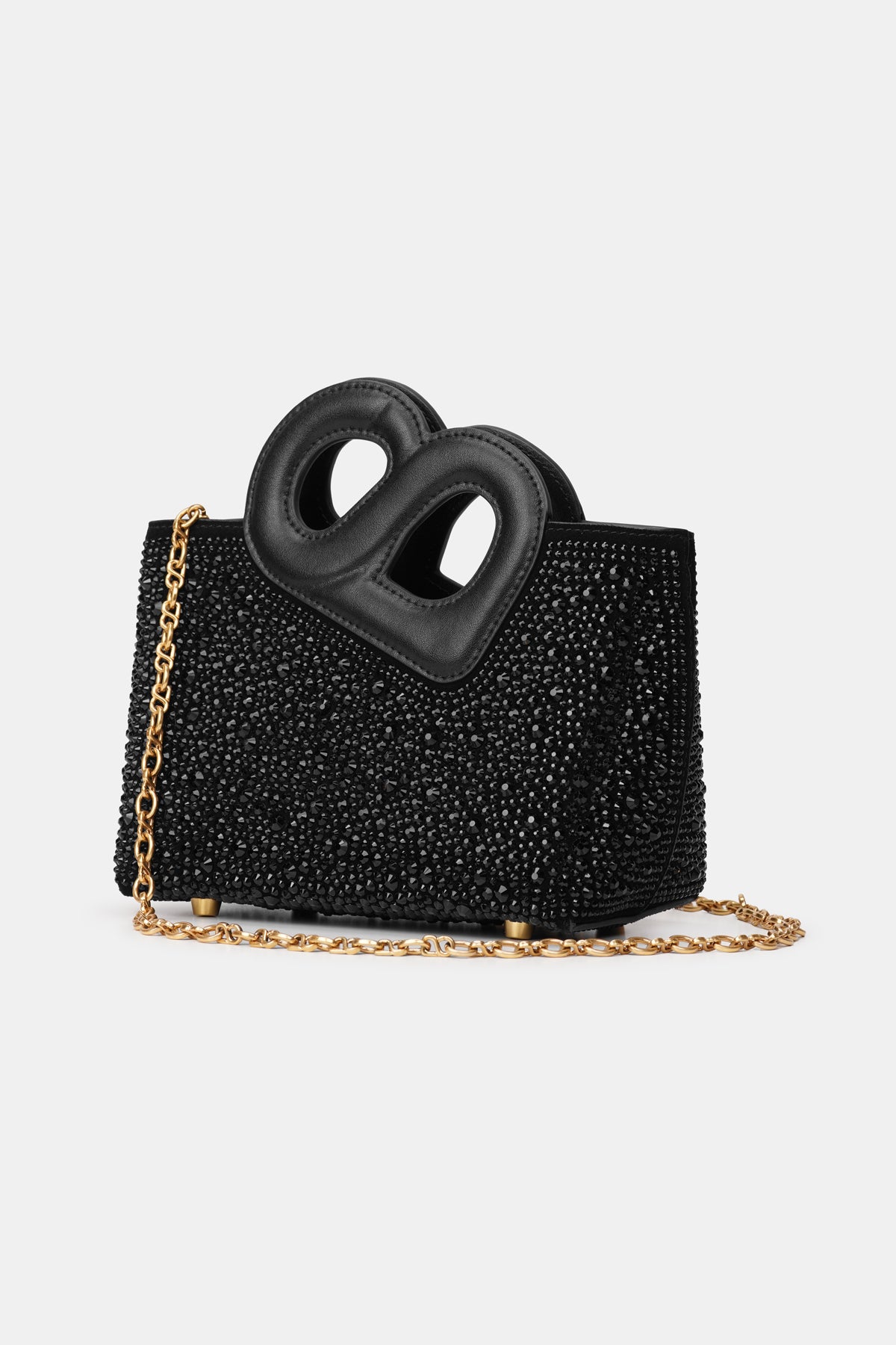 Nina Crystal Bag Small - Black