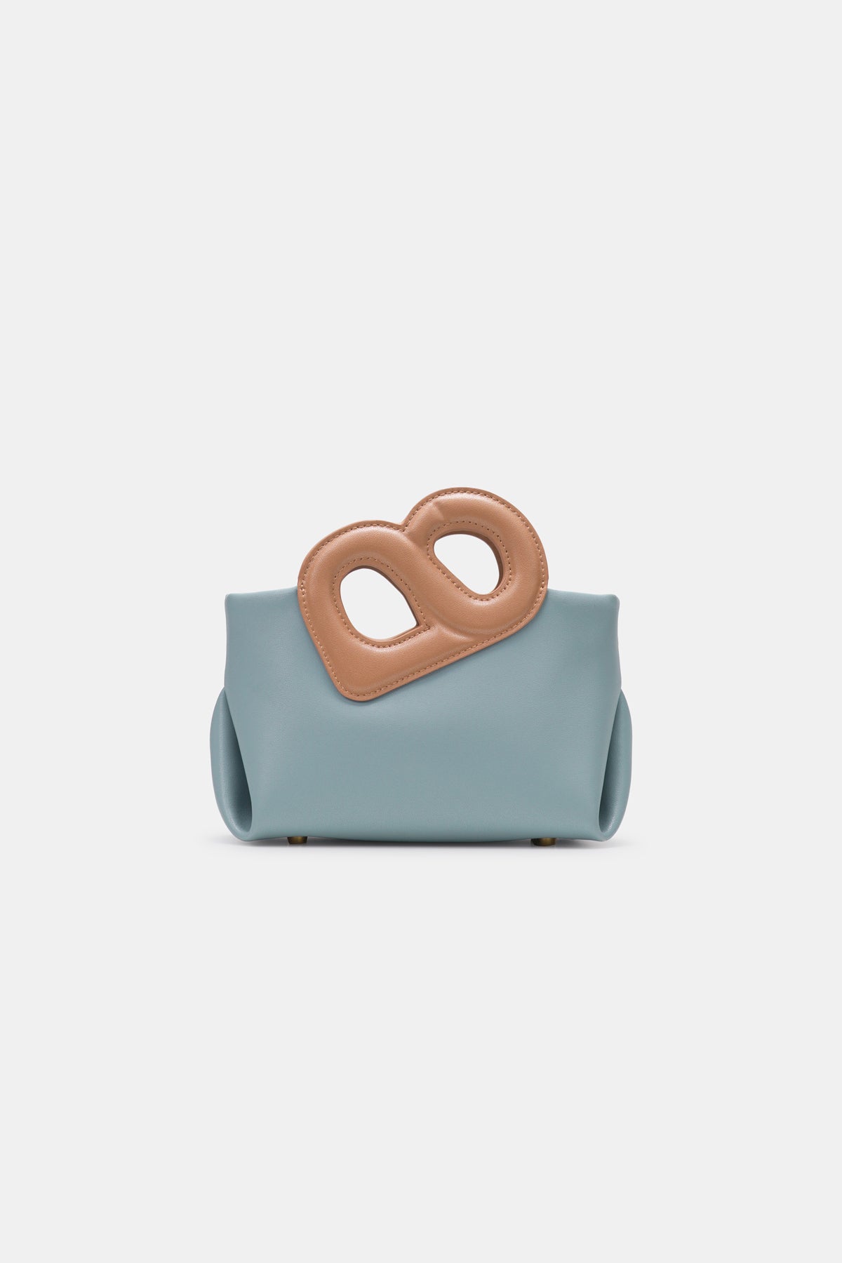 Nina Two-Tone Bag Small - Blue/Brown