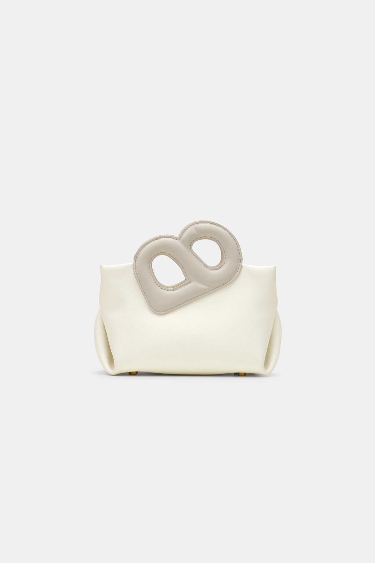 Nina Two-Tone Bag Small - White/Gray