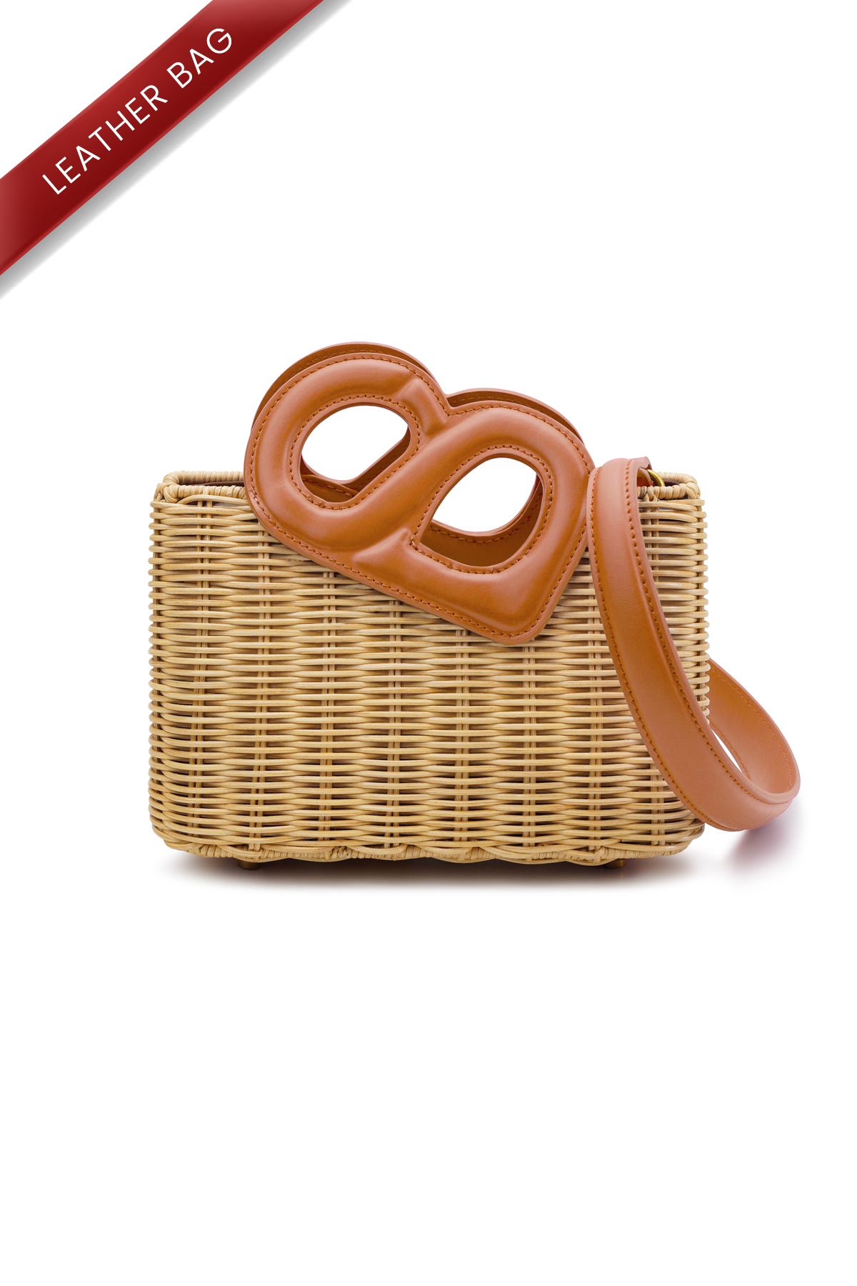 Brown wicker bag hot sale