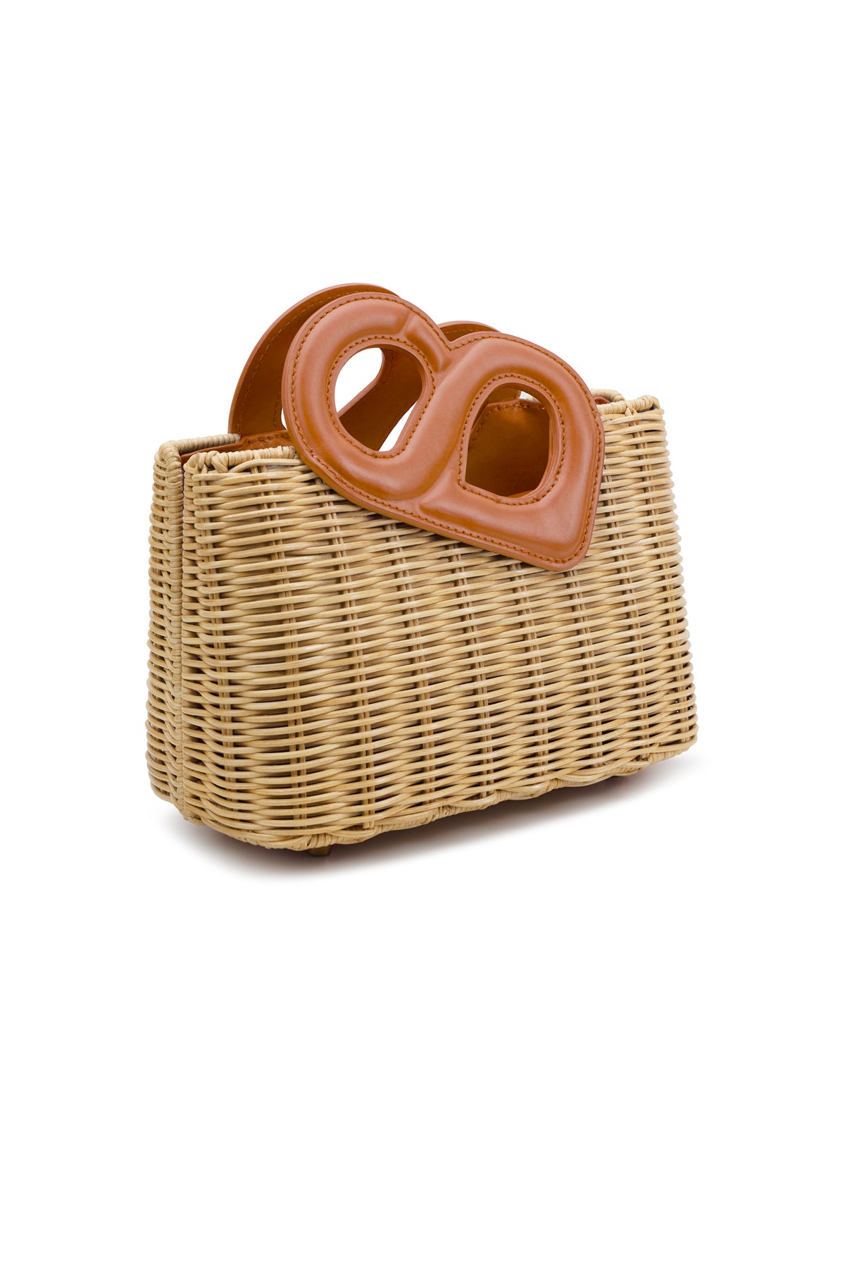 Nina Rattan Bag - Brown