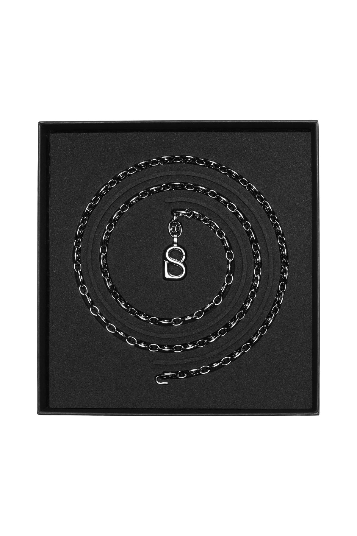 Oval Chain Belt - Silver