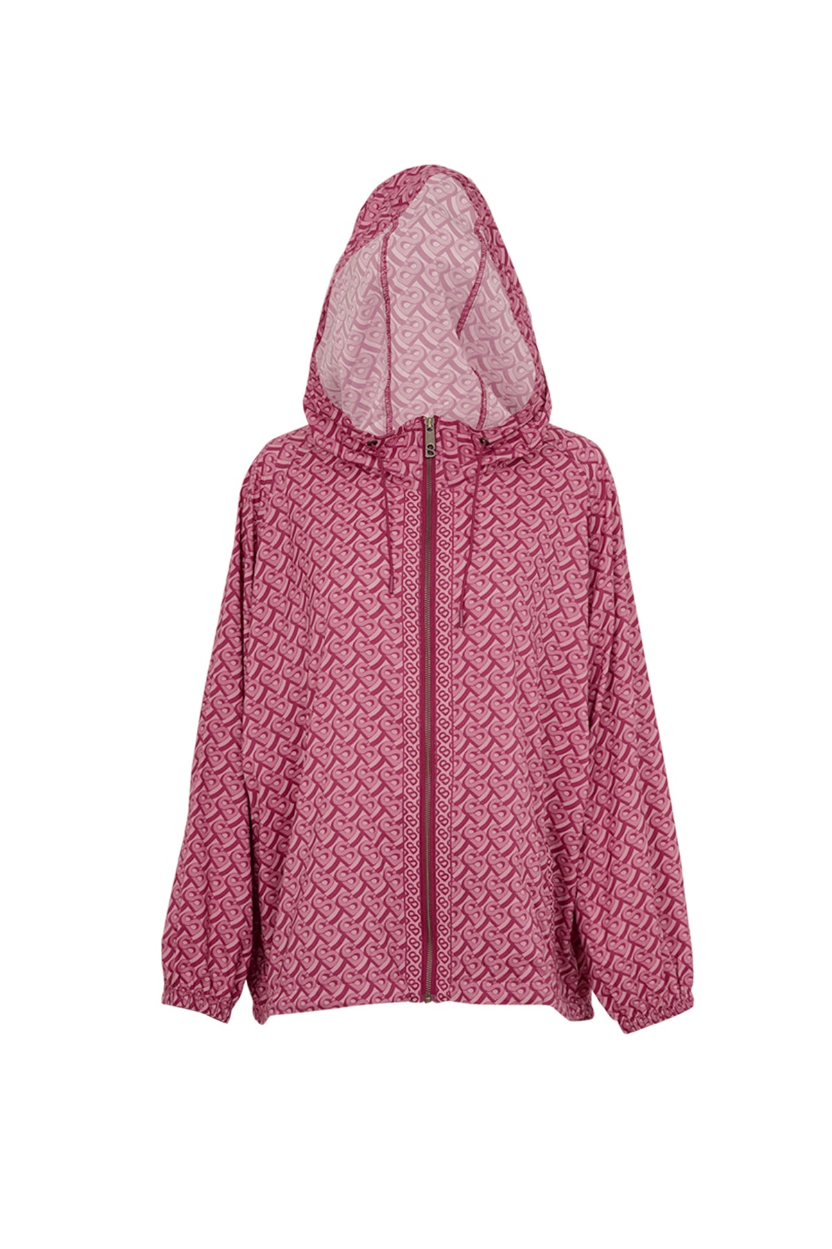 Athleisure Büyük Boy Hava Ceketi - Macenta