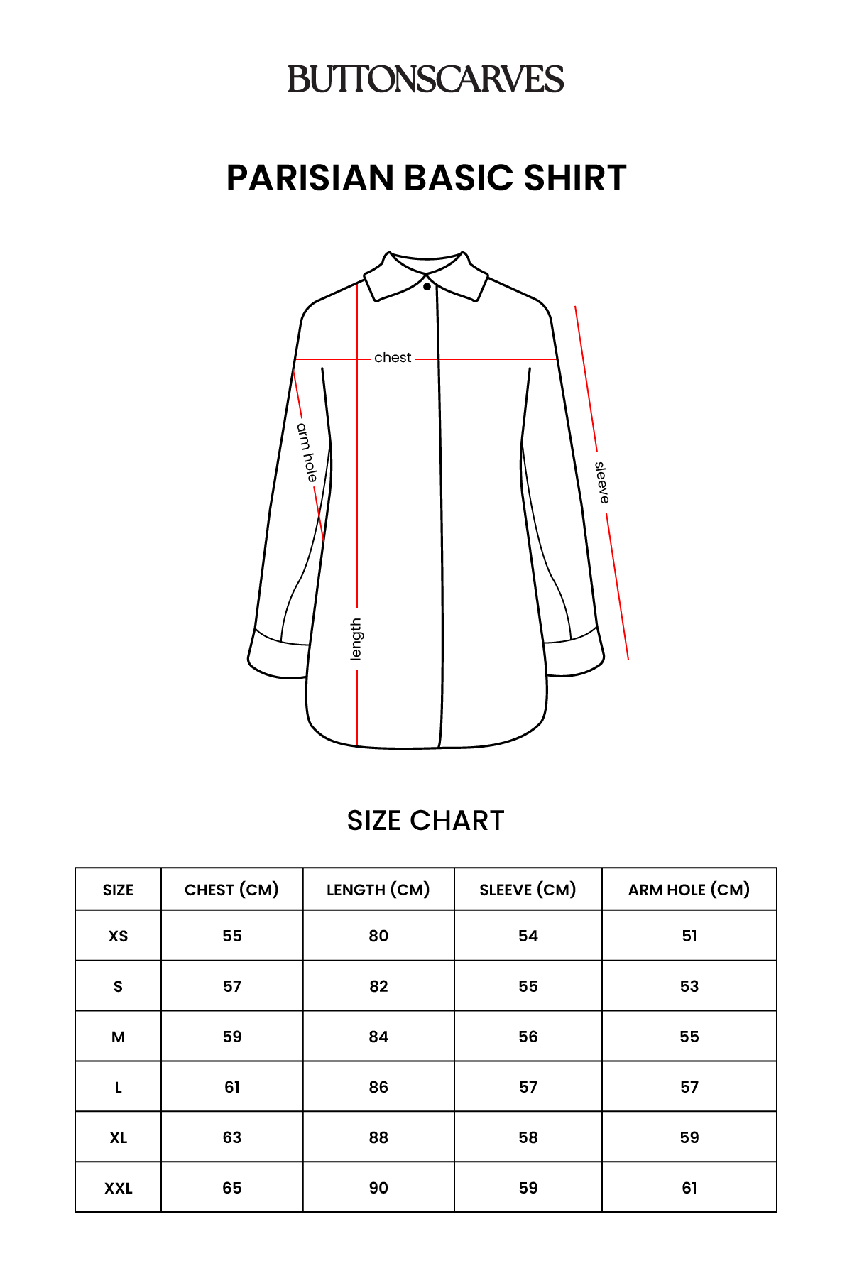 Parisian Basic Shirt - Ivory