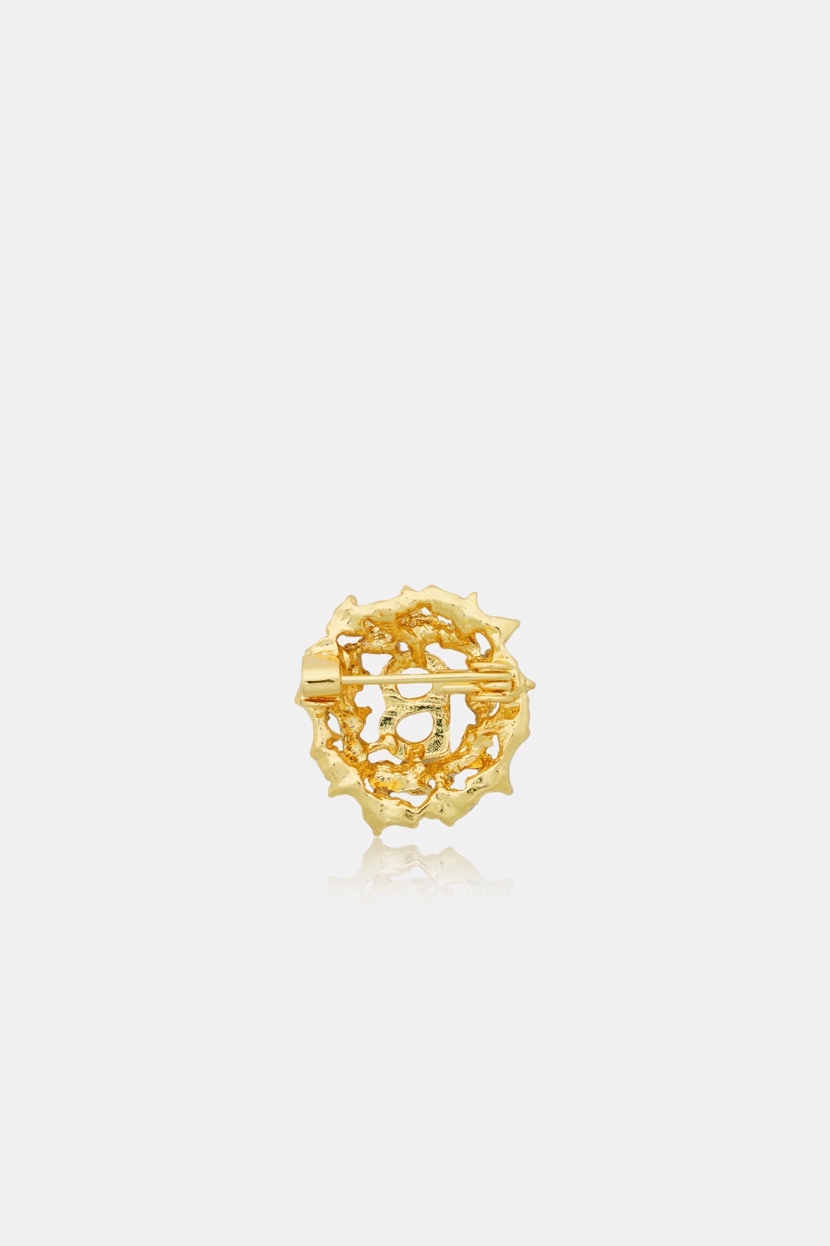 Round Pin Brooch Package 02 - Gold