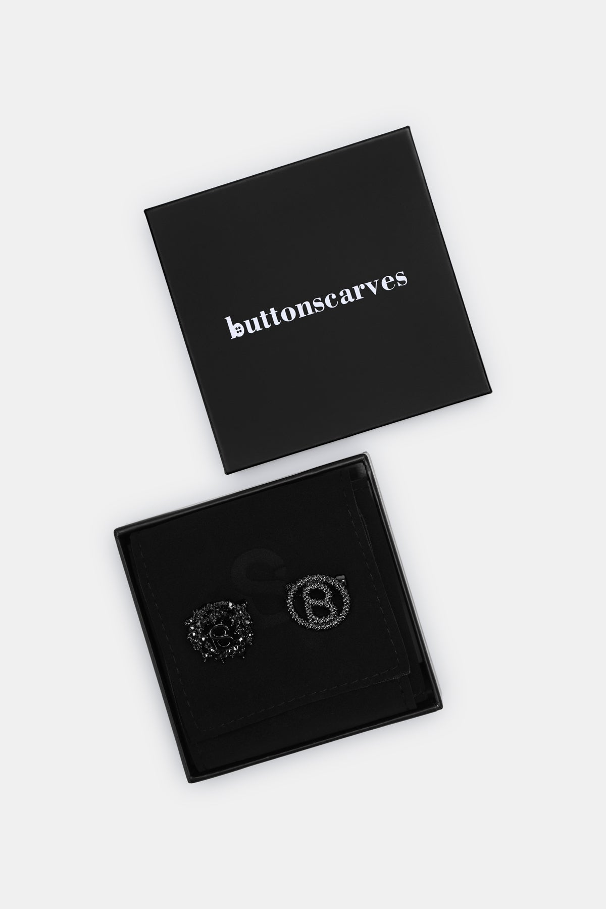 Round Pin Brooch Package 02 - Hematite