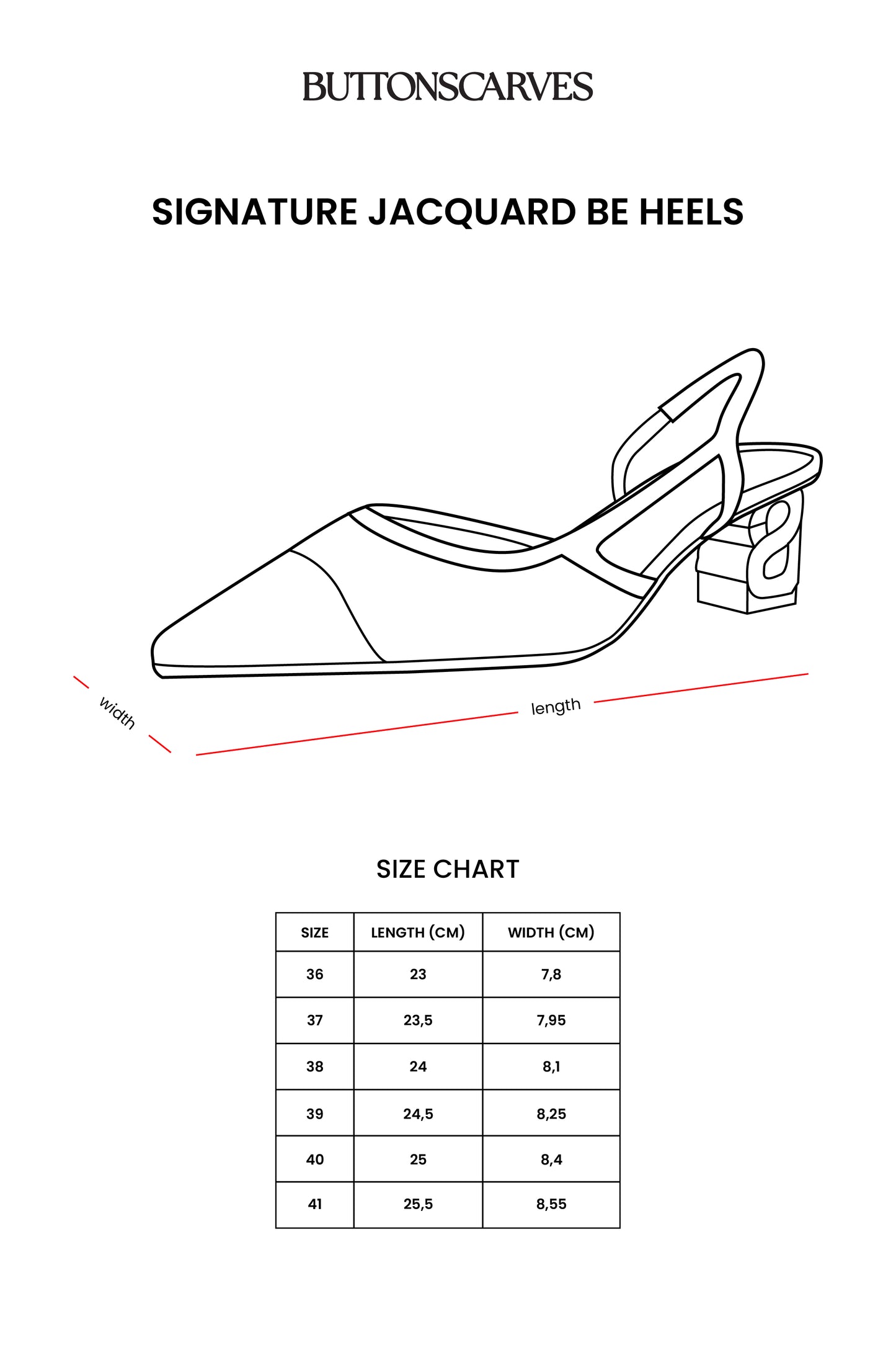Signature Jacquard Be Heels - Broken White