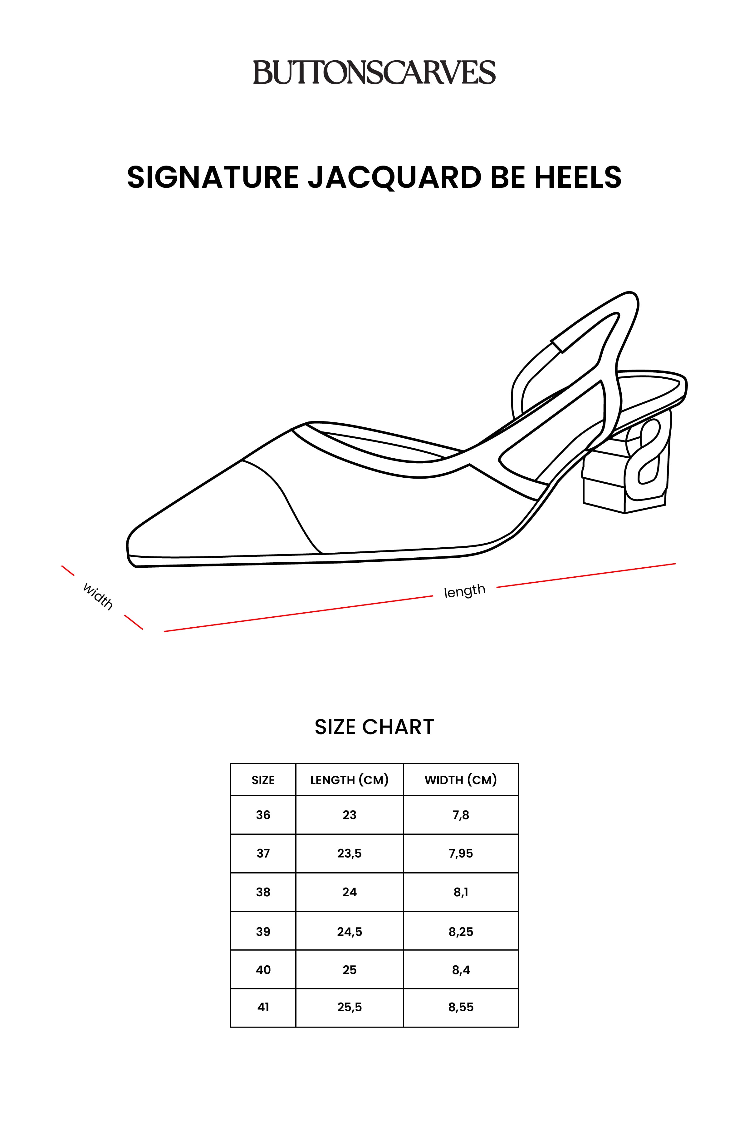Signature Jacquard Be Heels - Broken White