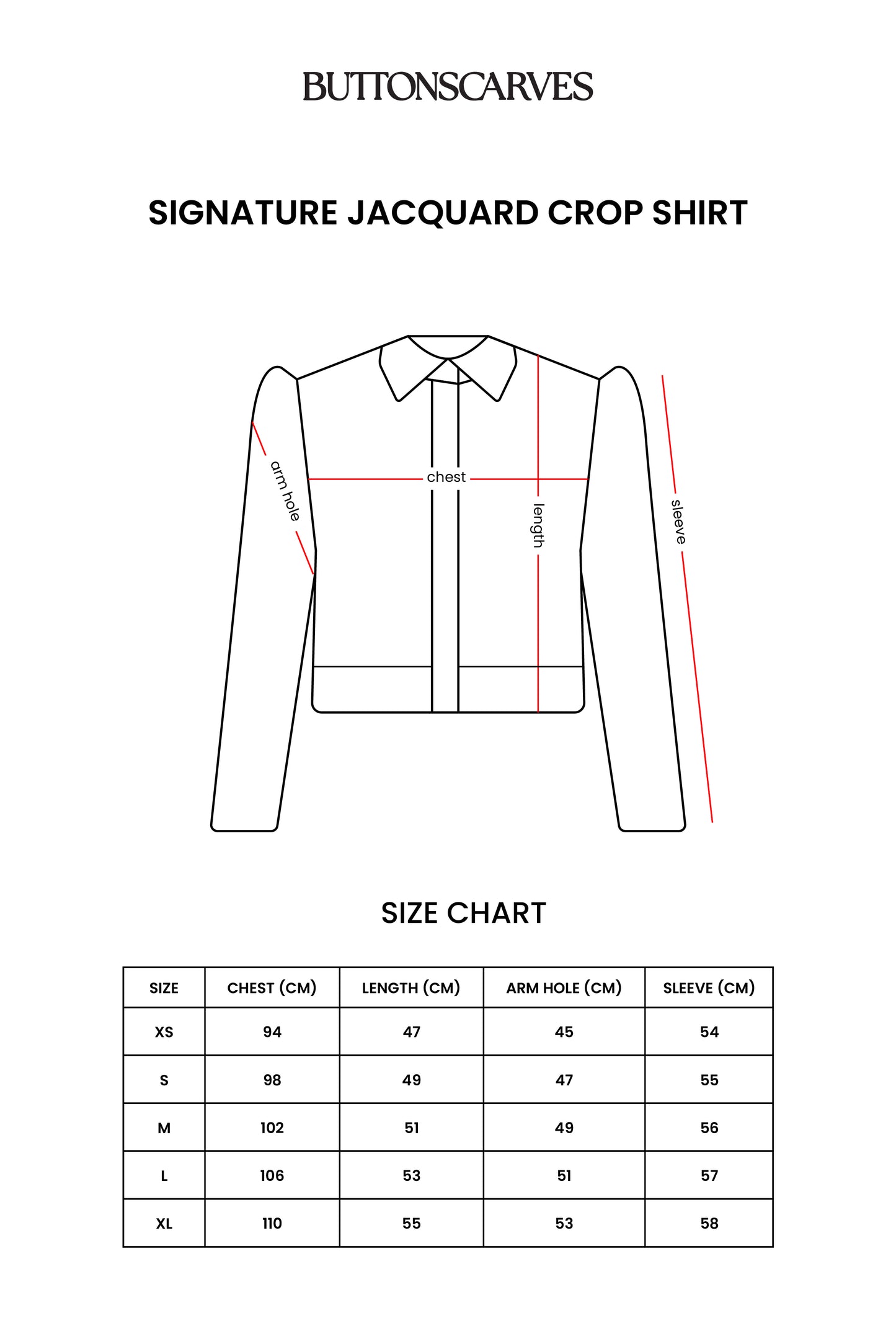 Signature Jacquard Crop Shirt - Ecru