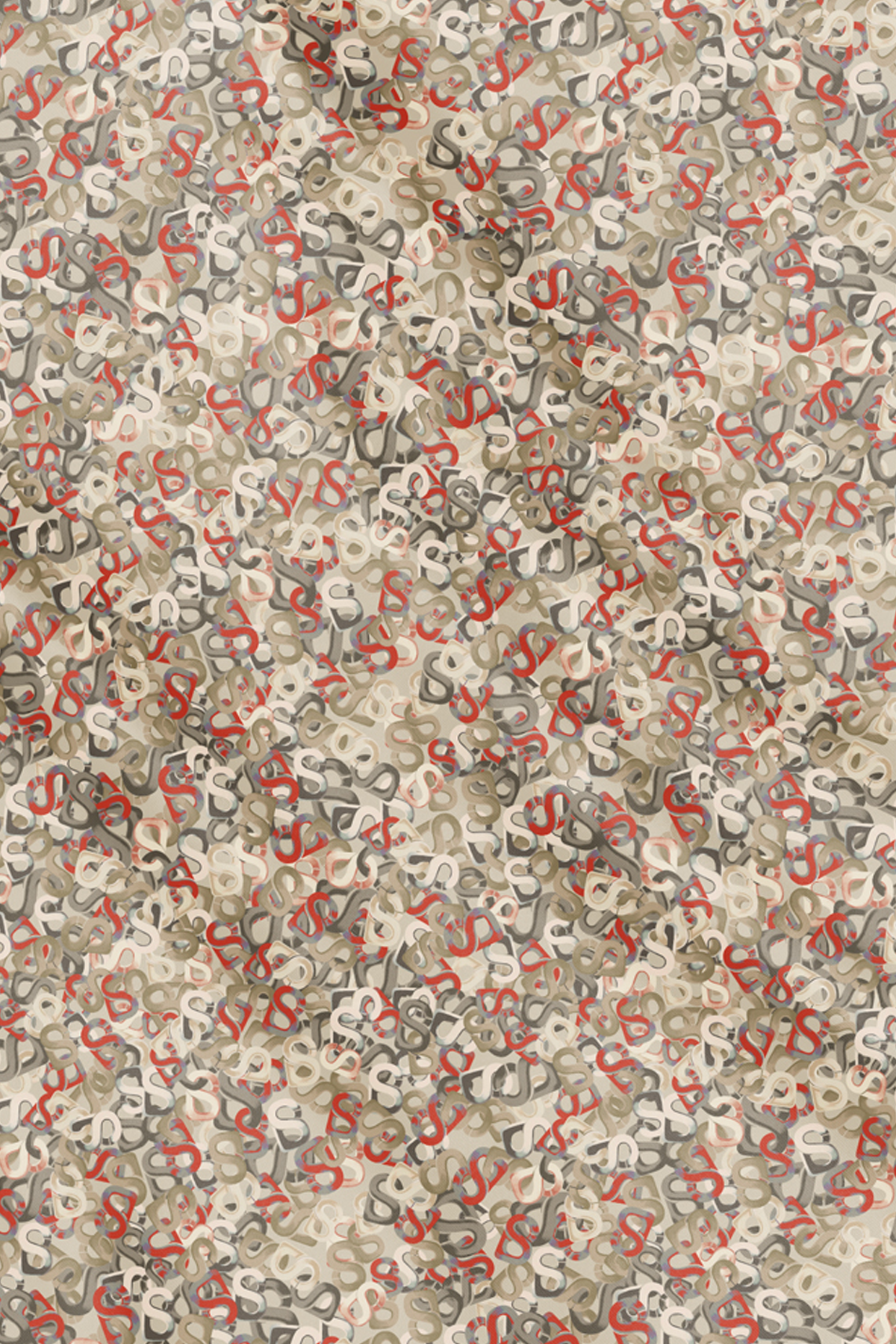 Samla Çok Renkli Kare - Zeytin