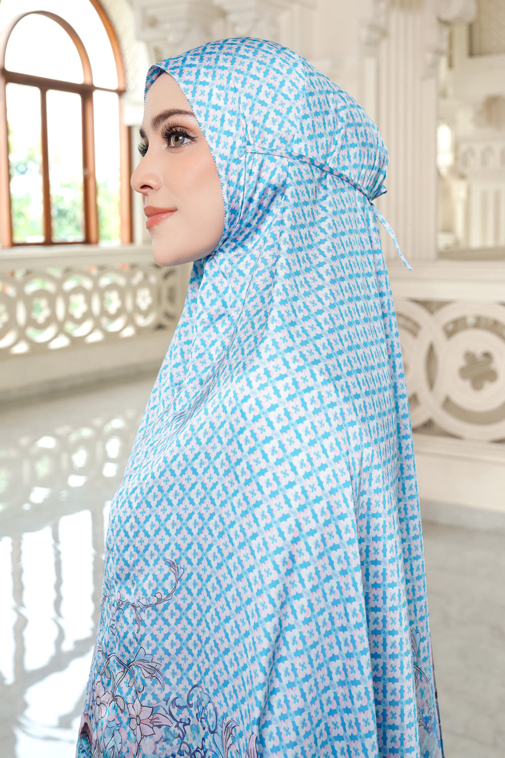 Shamara Prayer Robe - Cerulean