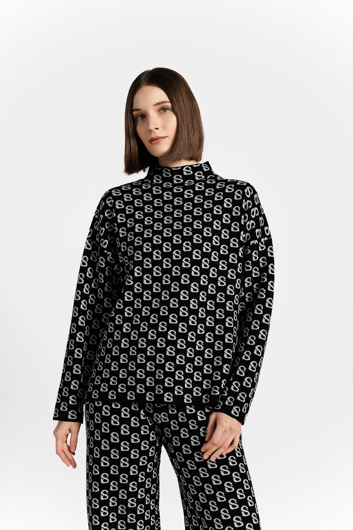 Signature Knit Set - Black