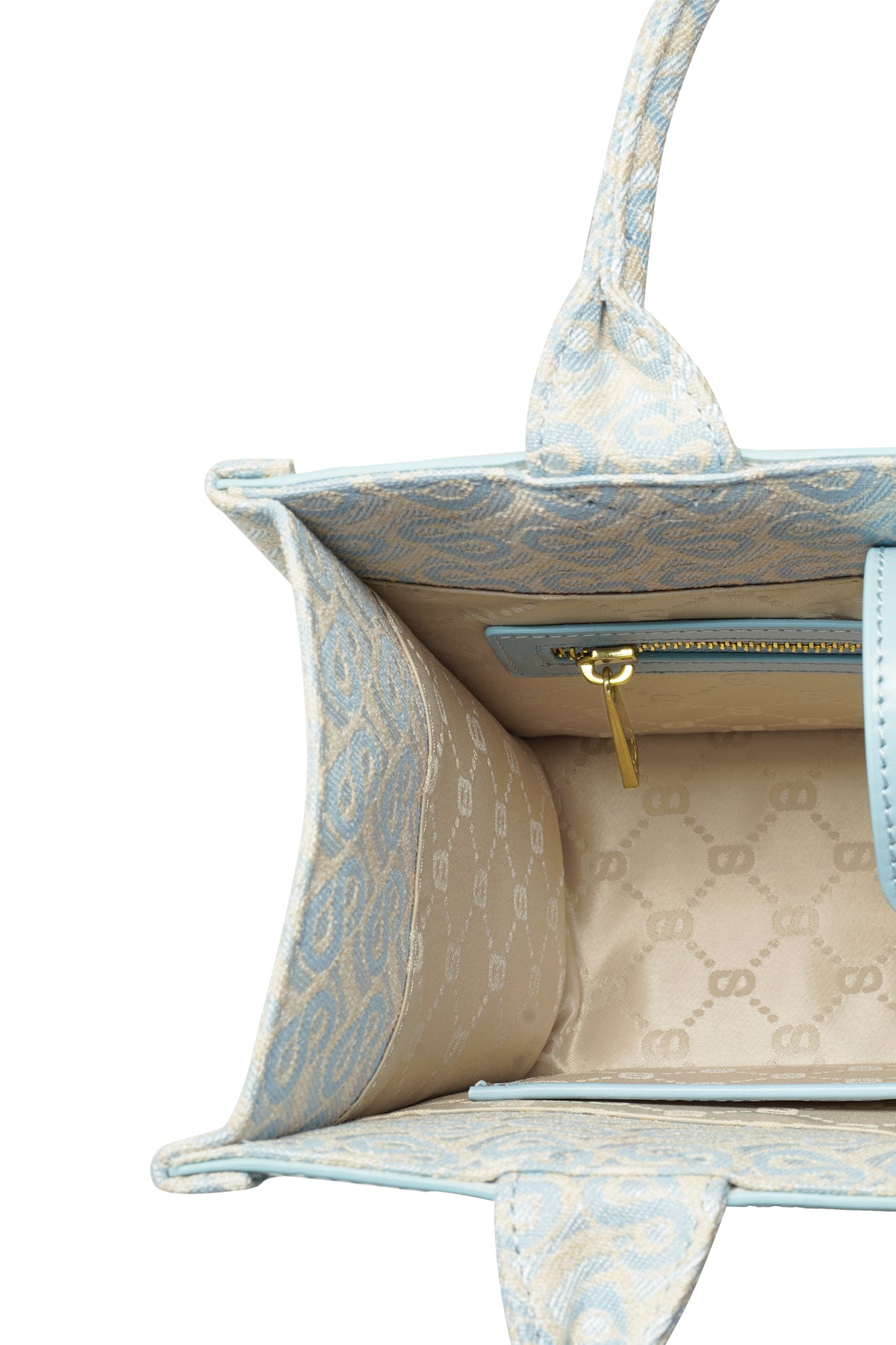 Bimu Jakarlı Tote Çanta Küçük - Skyway