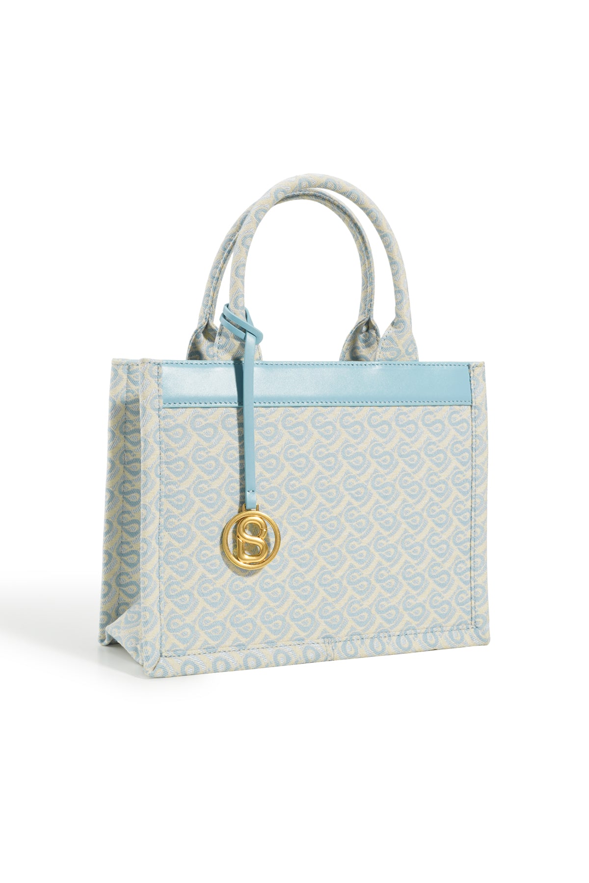 Bimu Jakarlı Tote Çanta Küçük - Skyway