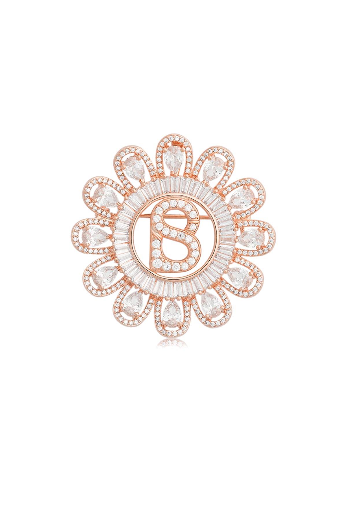 Solara Brooch - Rose Gold