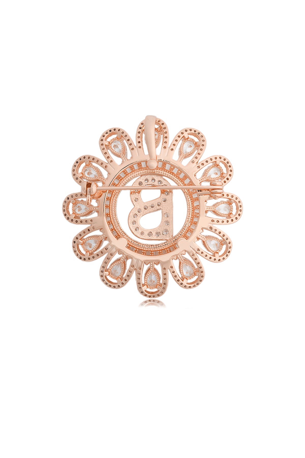 Solara Brooch - Rose Gold