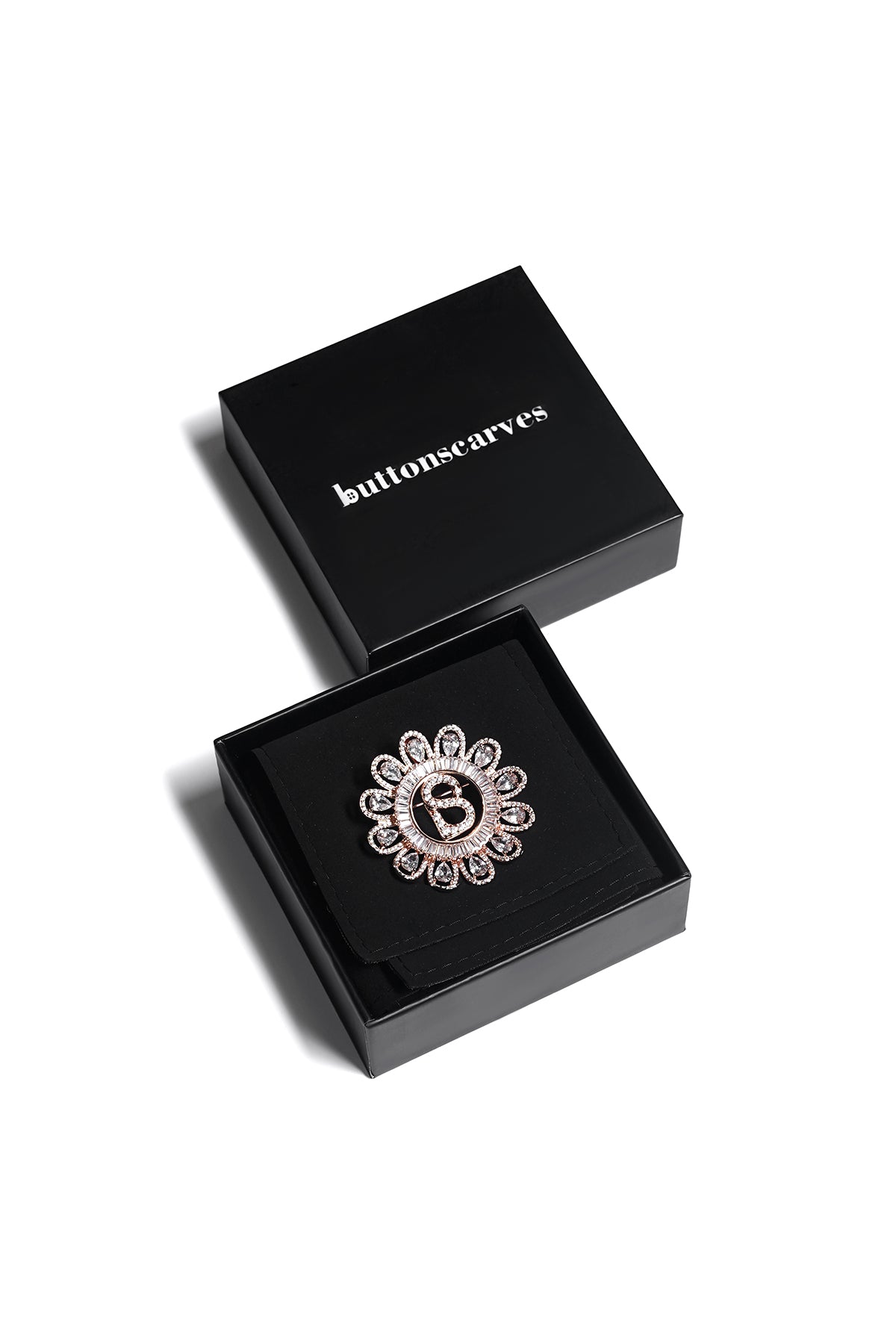 Solara Brooch - Rose Gold