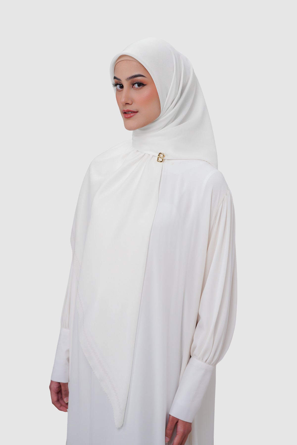 Today's Scarf XL - True White