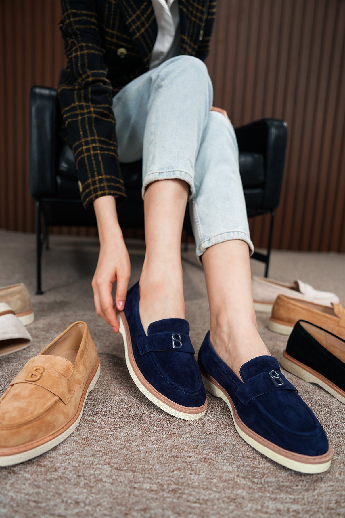 Vachya Loafer - Kraliyet Mavisi