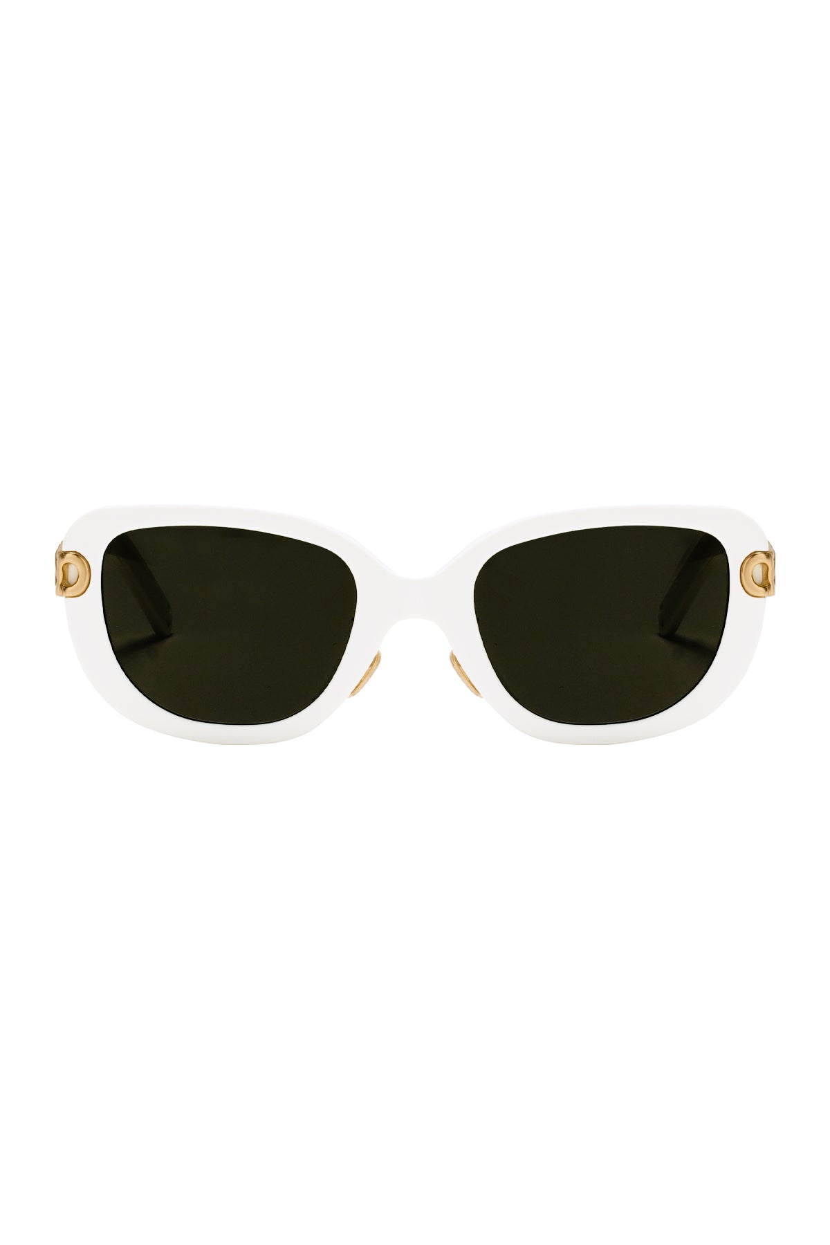 Rose Sunglasses - White