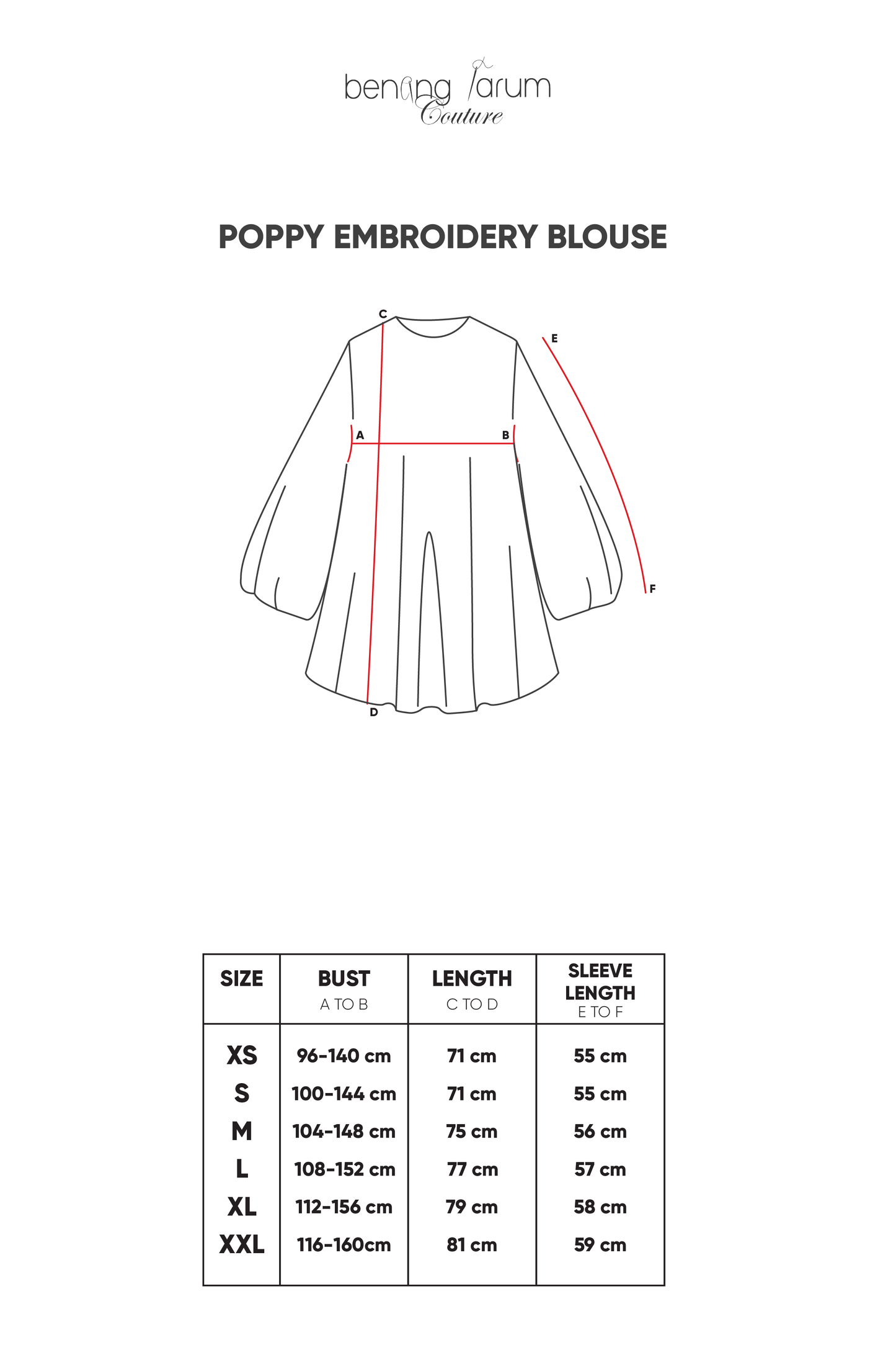 Poppy Embroidery Blouse - Cream