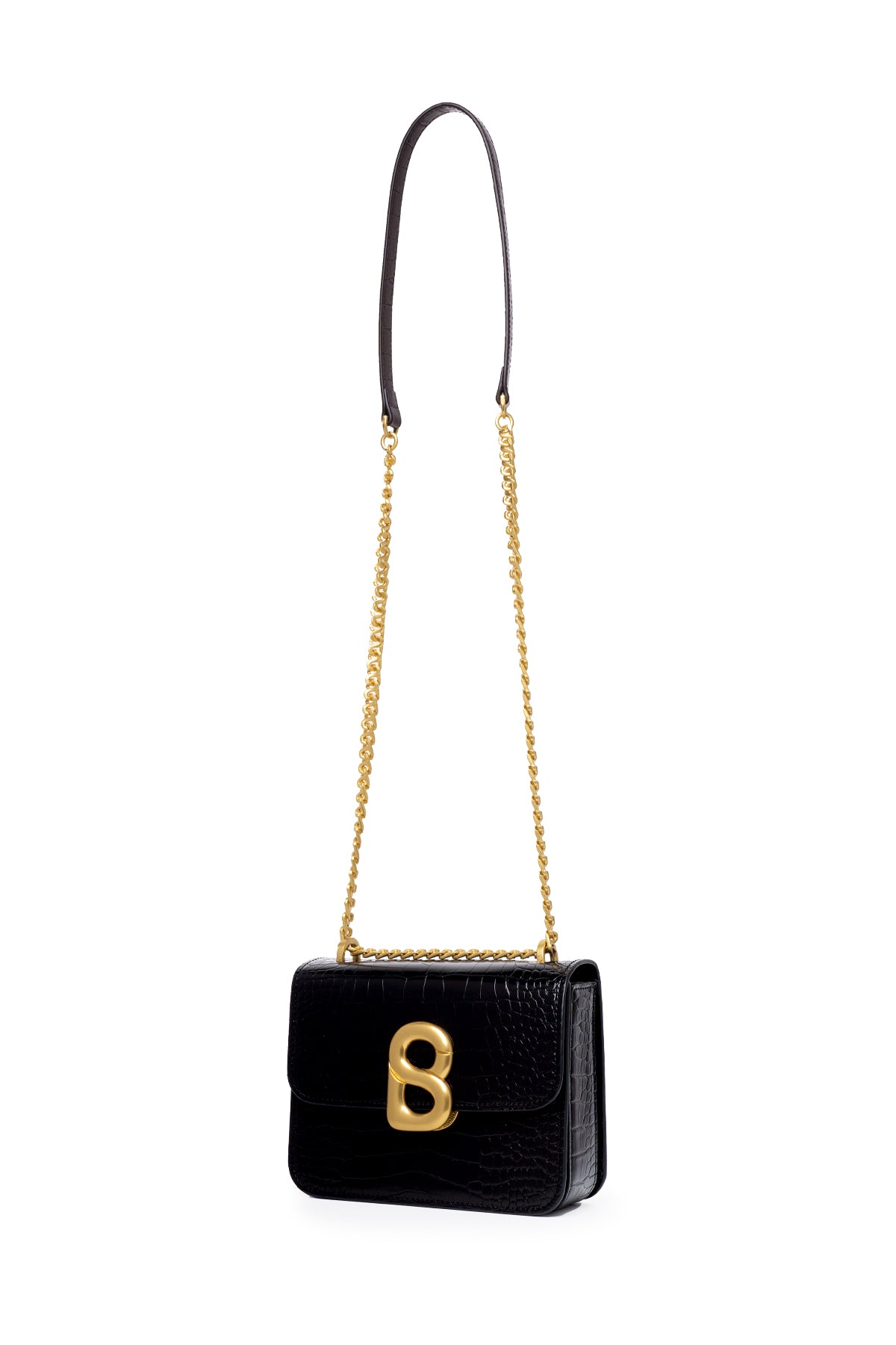 Jual Bag Buttonscarves accessories The Audrey Monogram Bag Small - Black