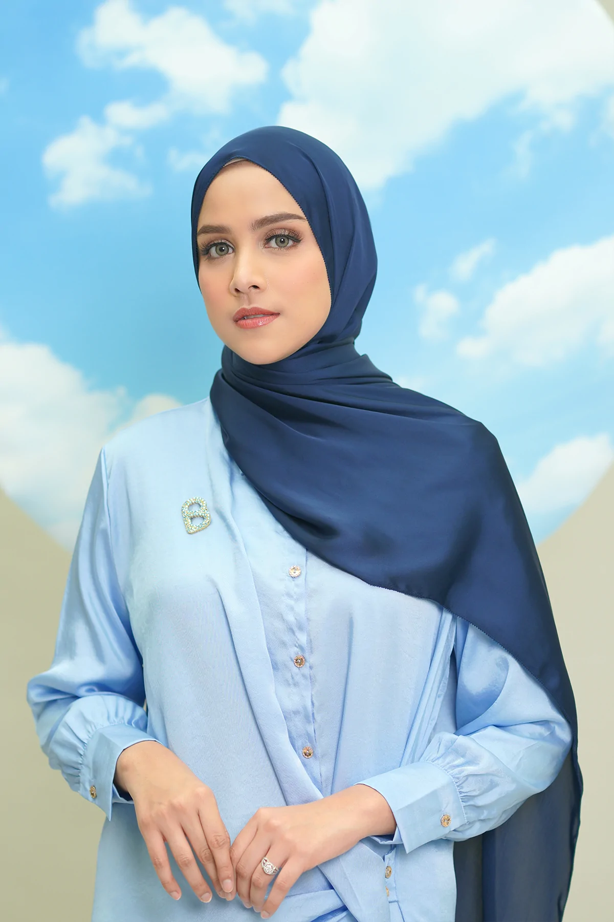 Alma Shawl 3.0 - Nautical Blue