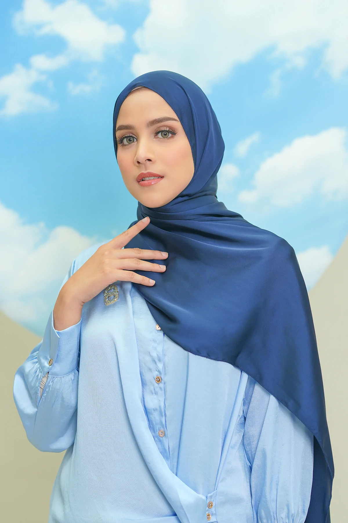 Alma Shawl 3.0 - Nautical Blue