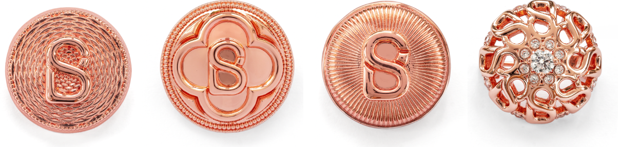 Petite Round Brooch Package - Rose Gold