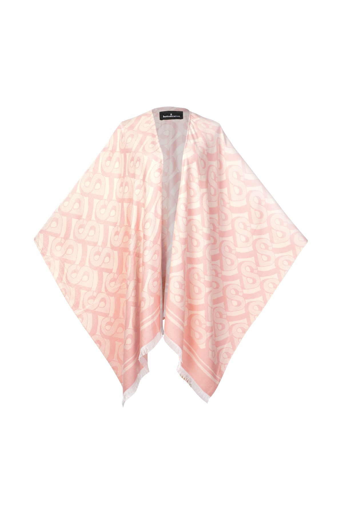 Bimu Poncho Pink – Buttonscarves