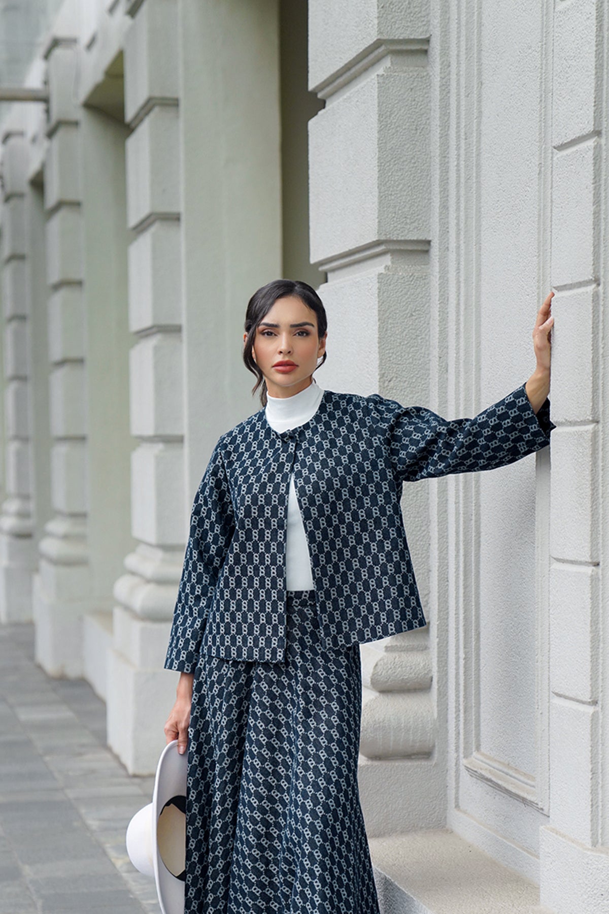 Monogram Outer Denim - Blue