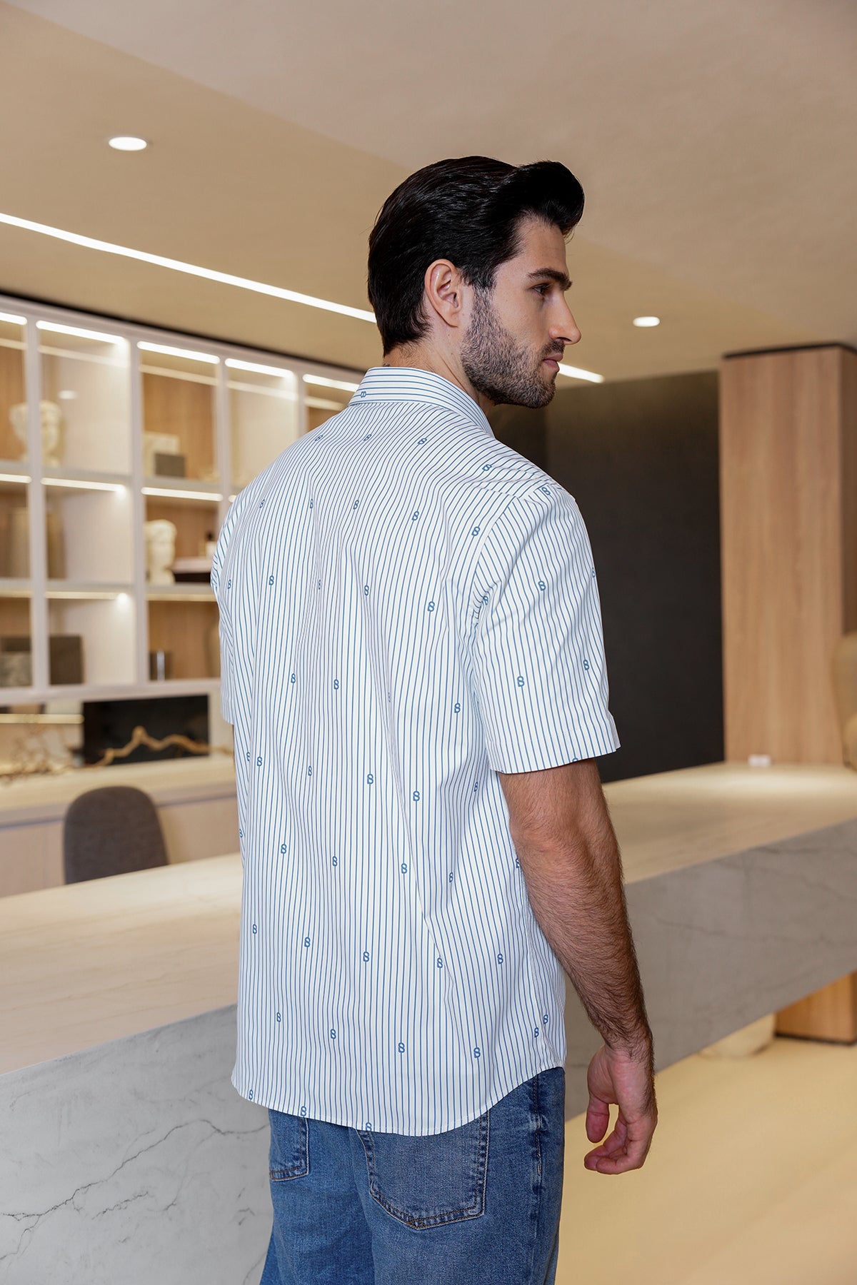 Ligna Erkek Gömlek - Beyaz