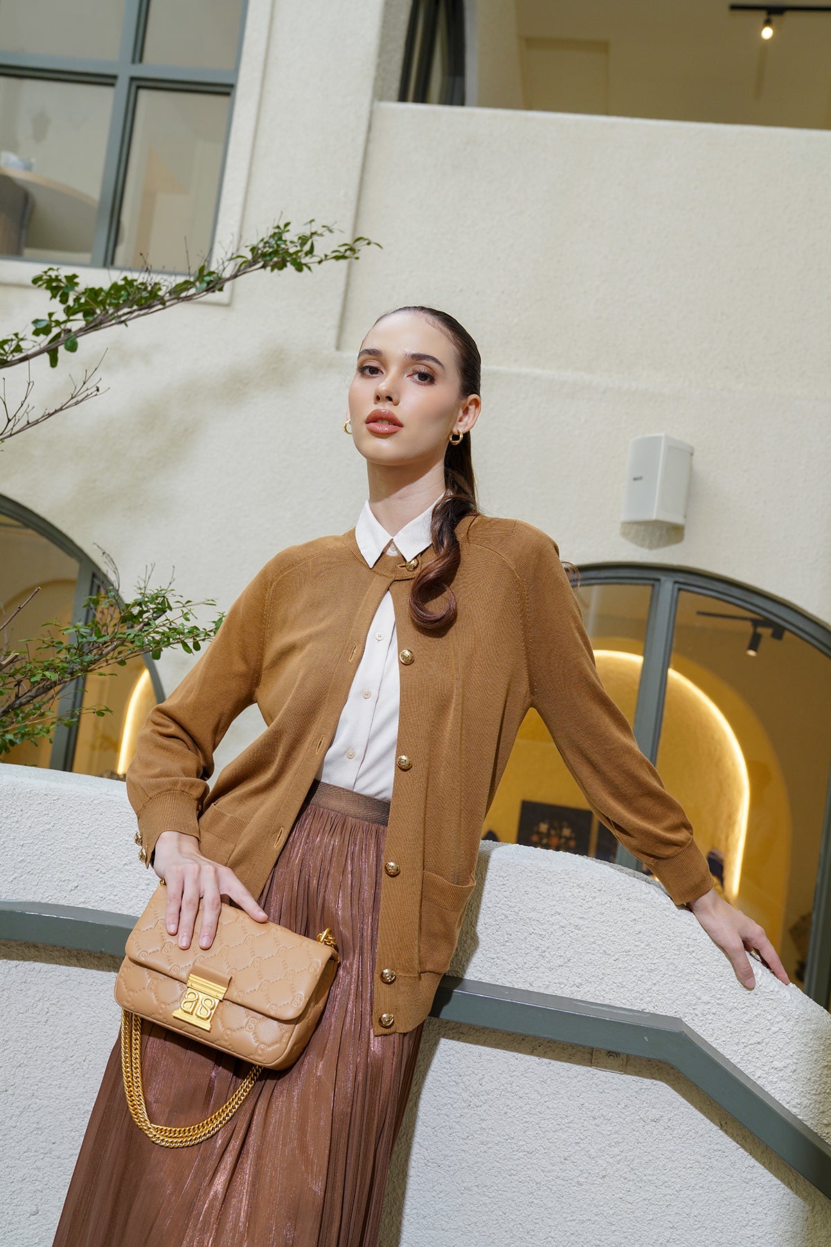 Lily Cardigan - Caramel