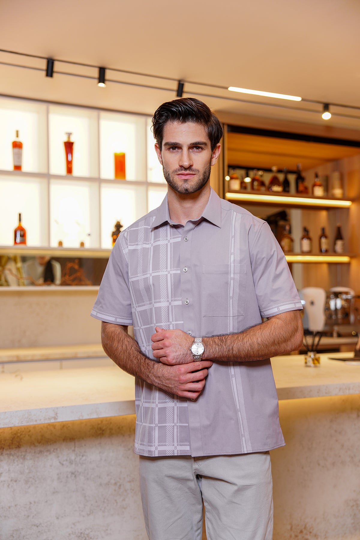 Riga Erkek Gömlek - Kahverengi