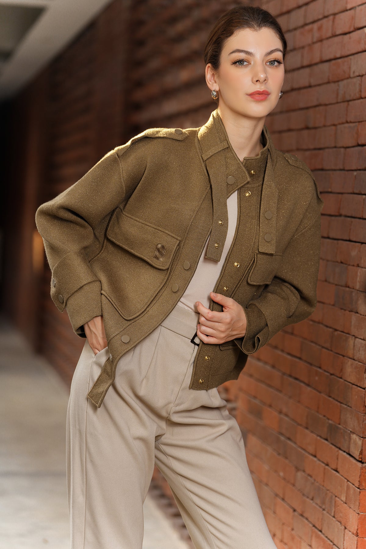 Hailey Jacket - Camel