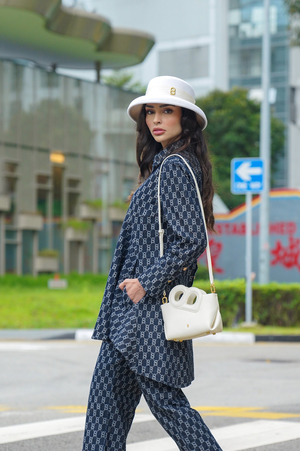 Monogram Kylie Denim - Blue