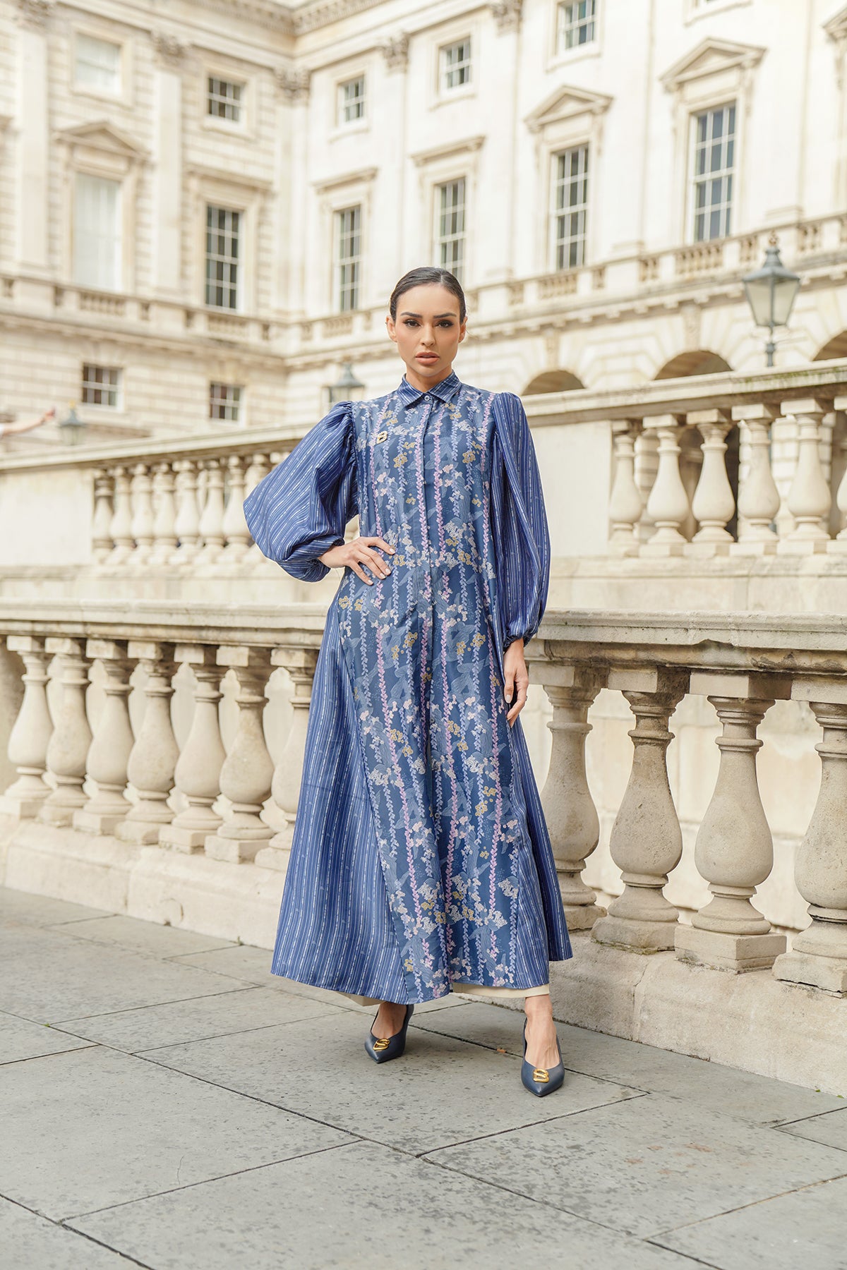 Saira Dress - Eternal Blue