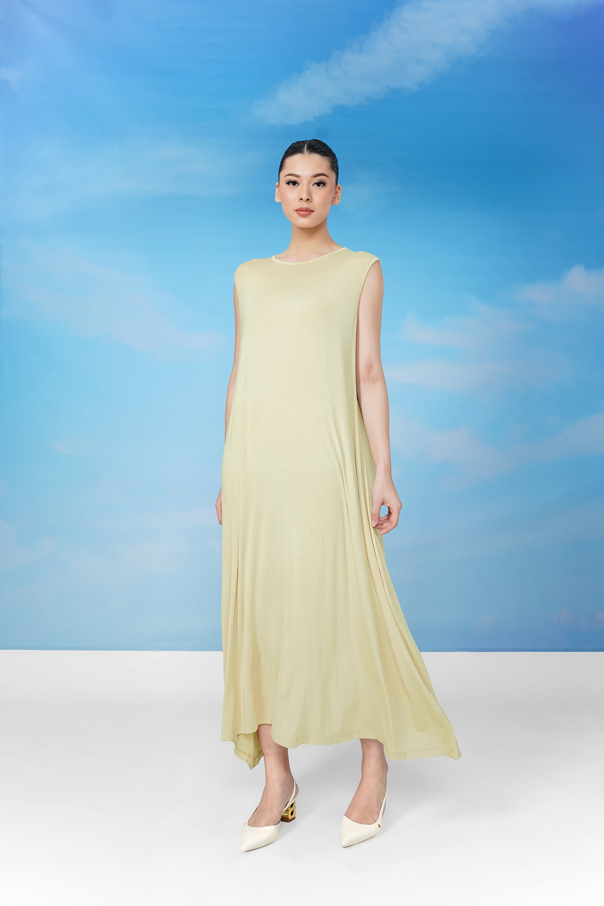 Sleeveless Inner Dress - Wood Ash