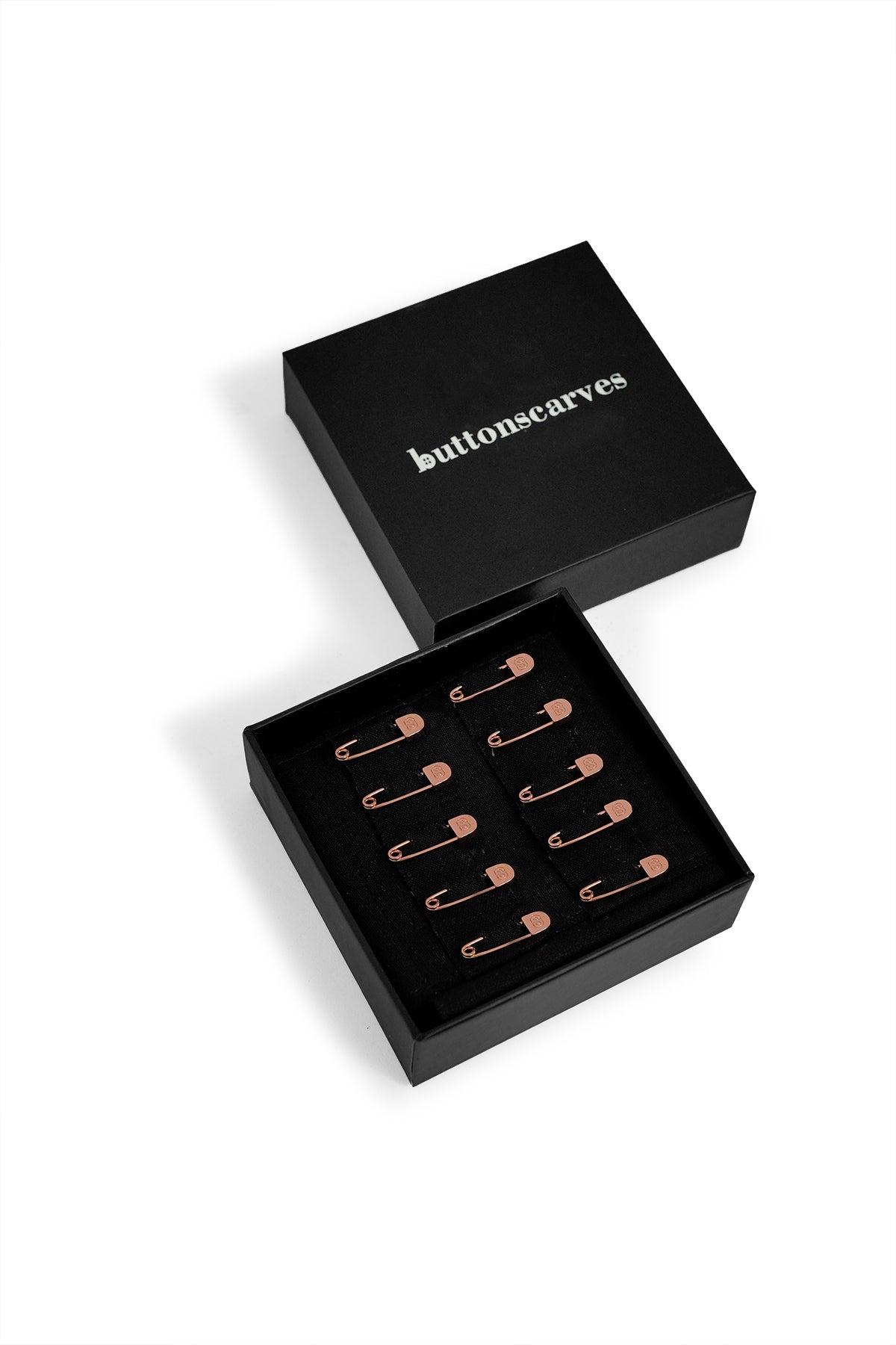 Signature Pin Brooch - Rose Gold