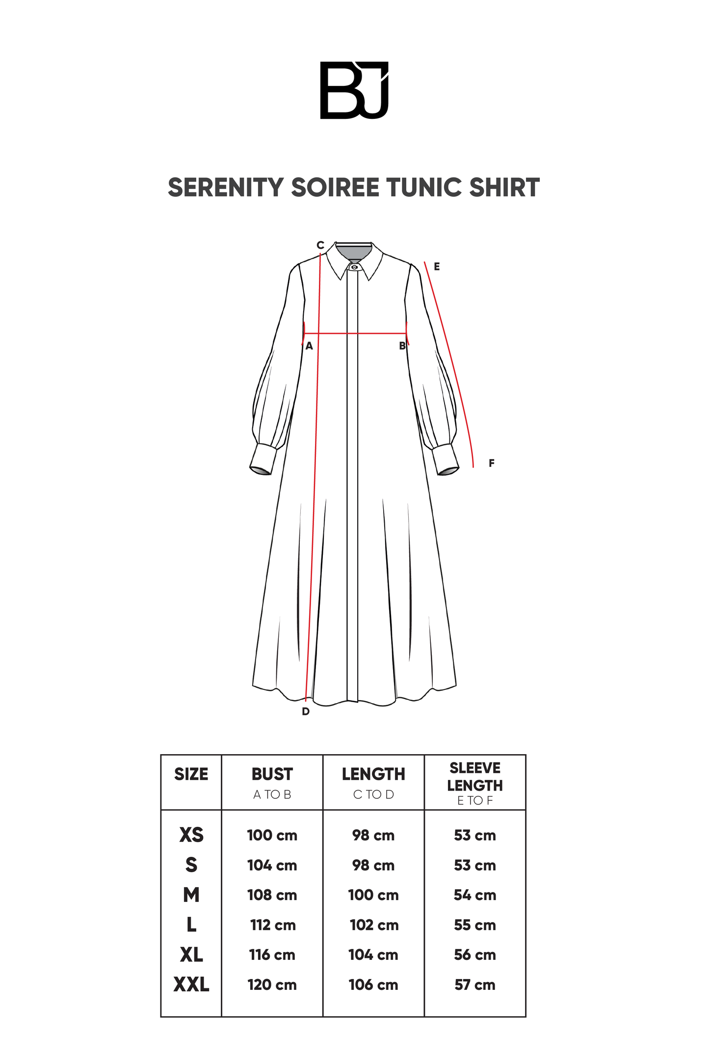 Serenity Soiree Tunic Shirt - Midnight