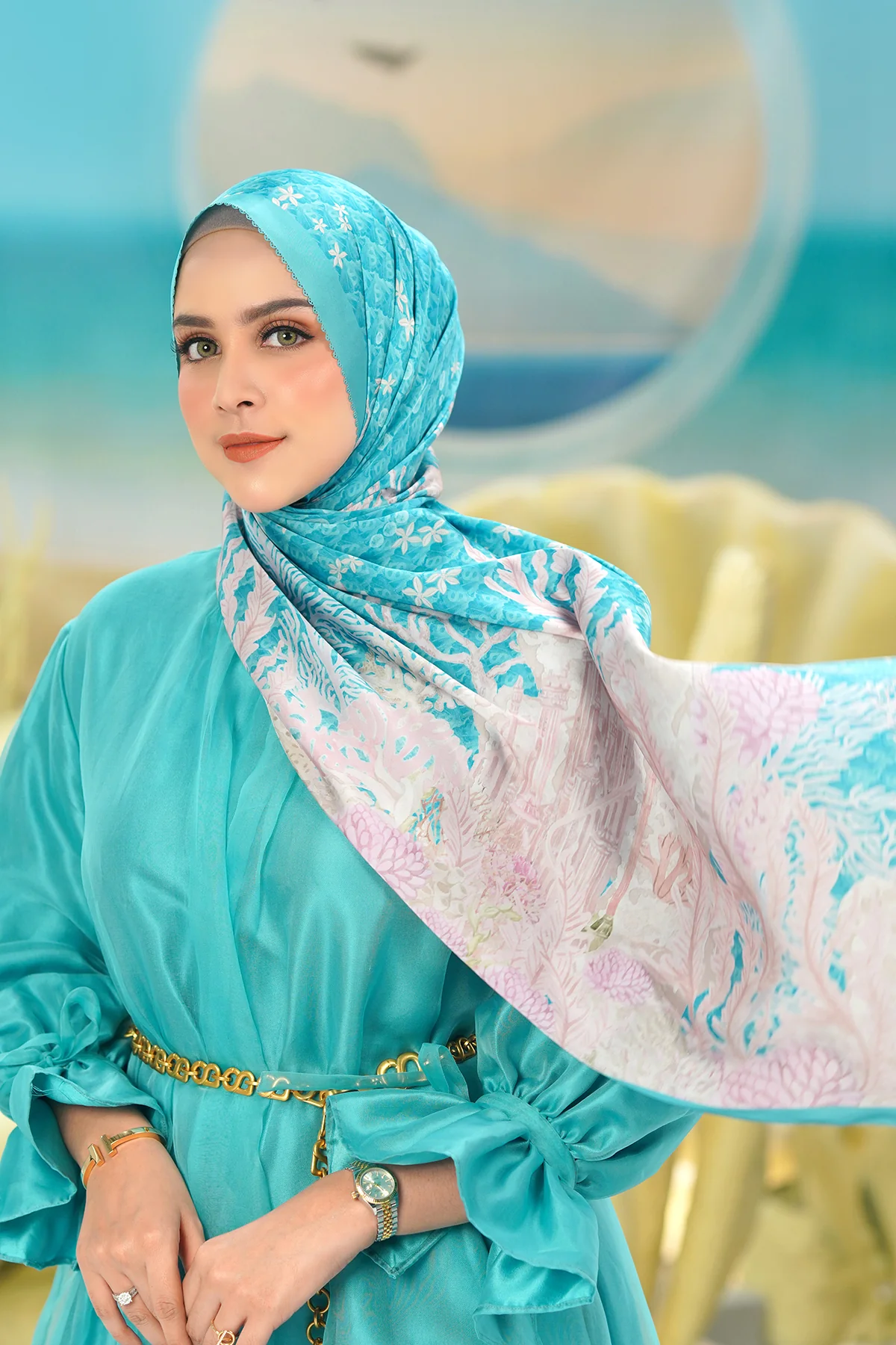 The Little Mermaid 2.0 - Mermaid - Satin Shawl