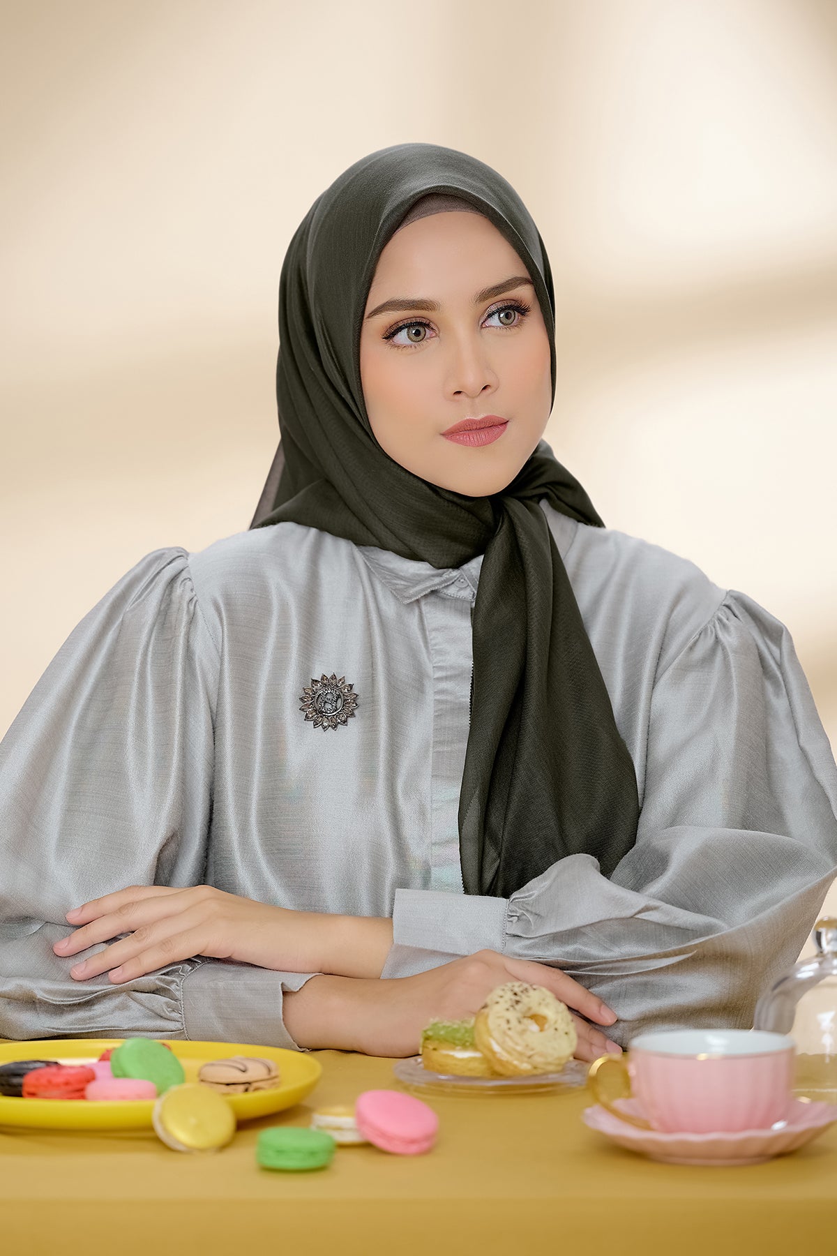 Everyday Scarf - Black Olive