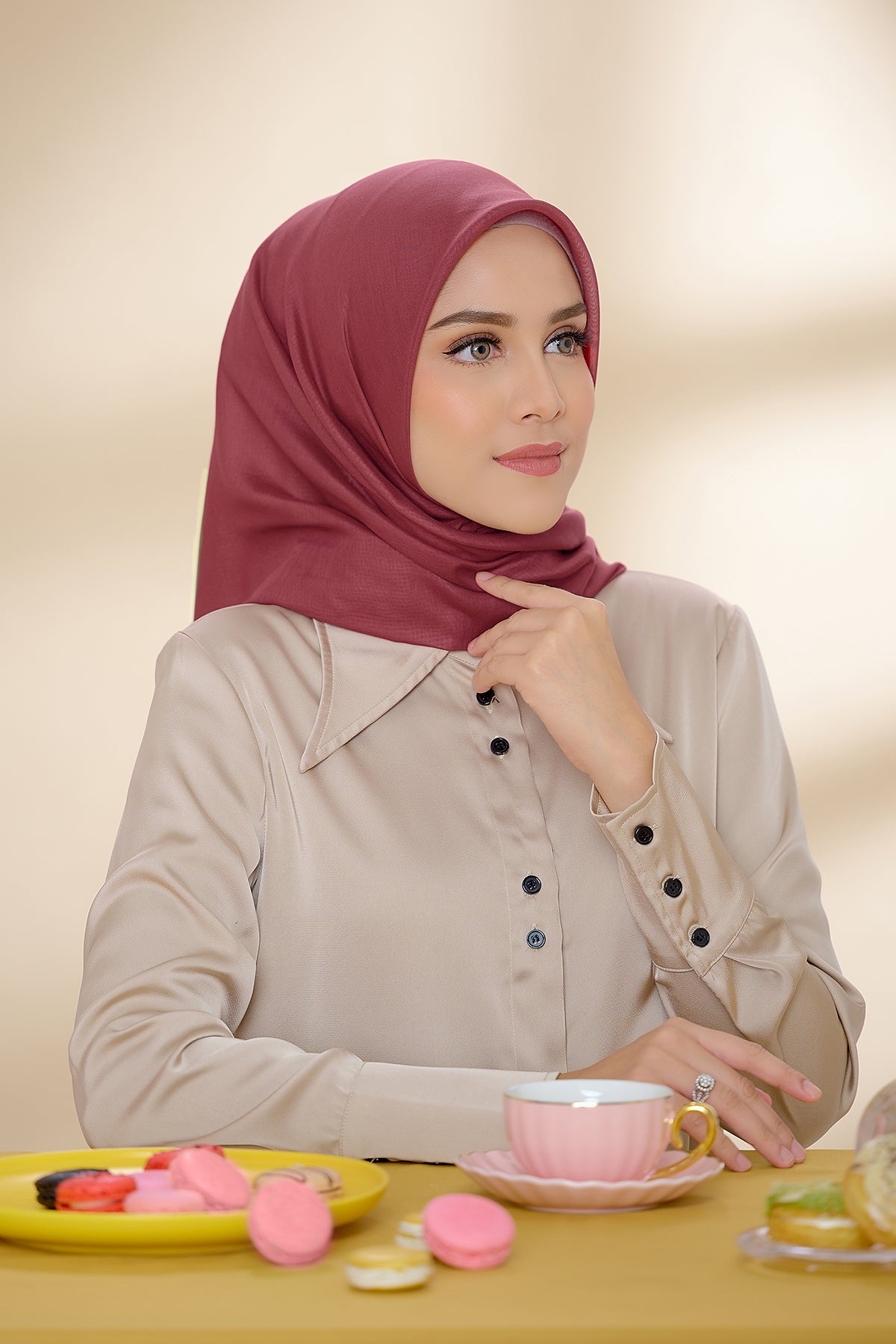 Everyday Scarf - Tibetan Red